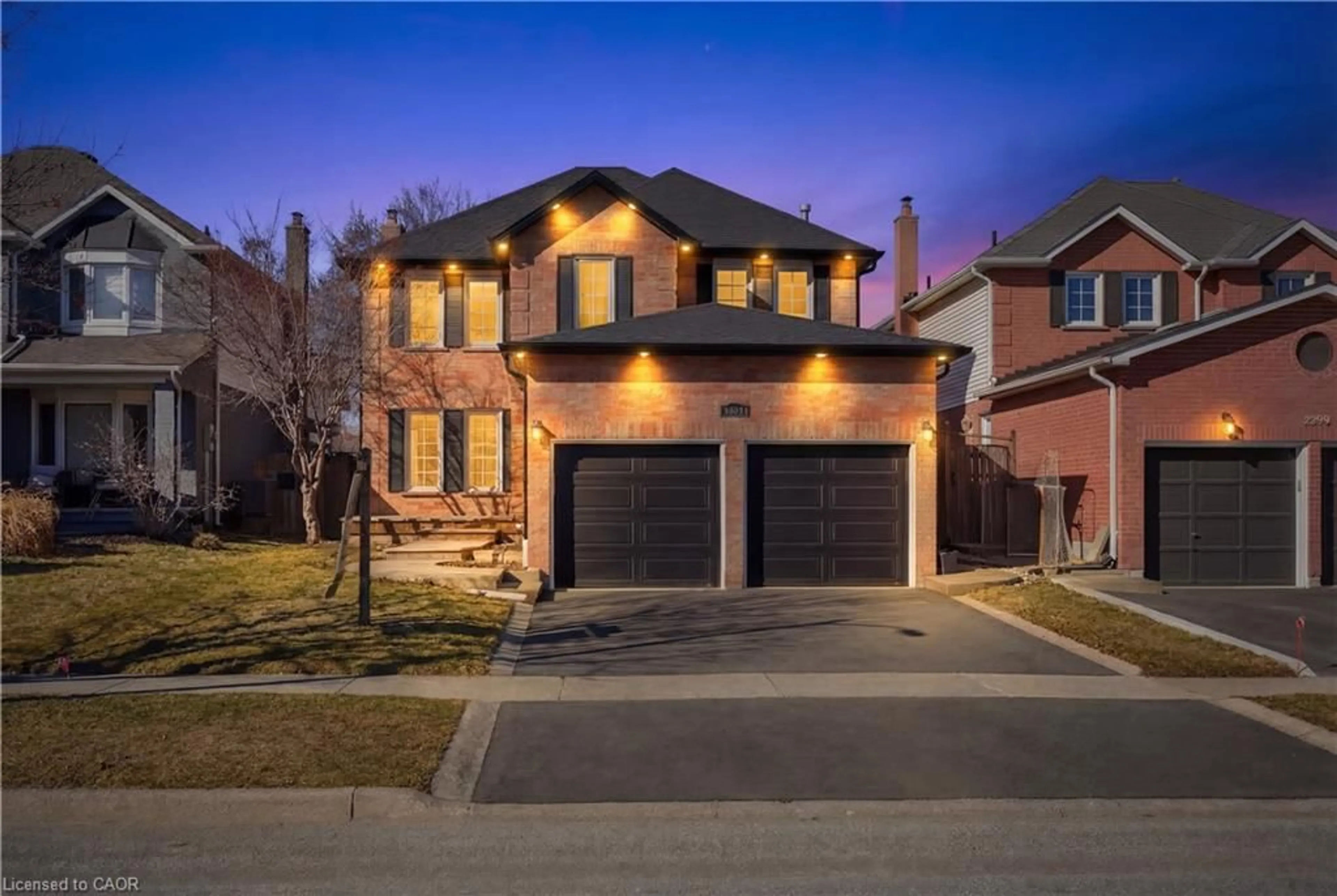 Home with brick exterior material, street for 2443 Newport St, Burlington Ontario L7M 3Y1