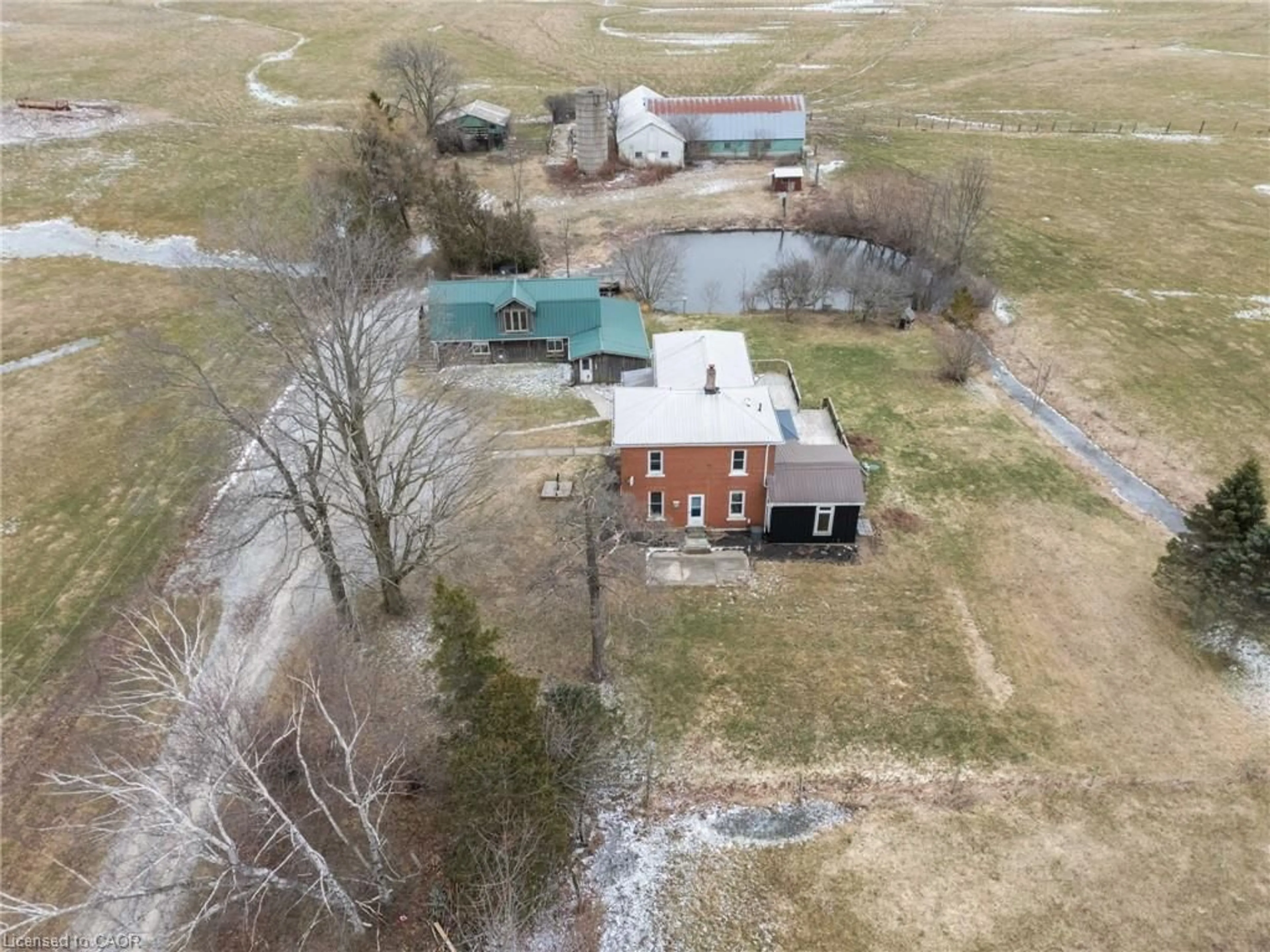 A pic from outside/outdoor area/front of a property/back of a property/a pic from drone, building for 1796 Concession 6 Woodhouse Rd, Simcoe Ontario N3Y 4K4