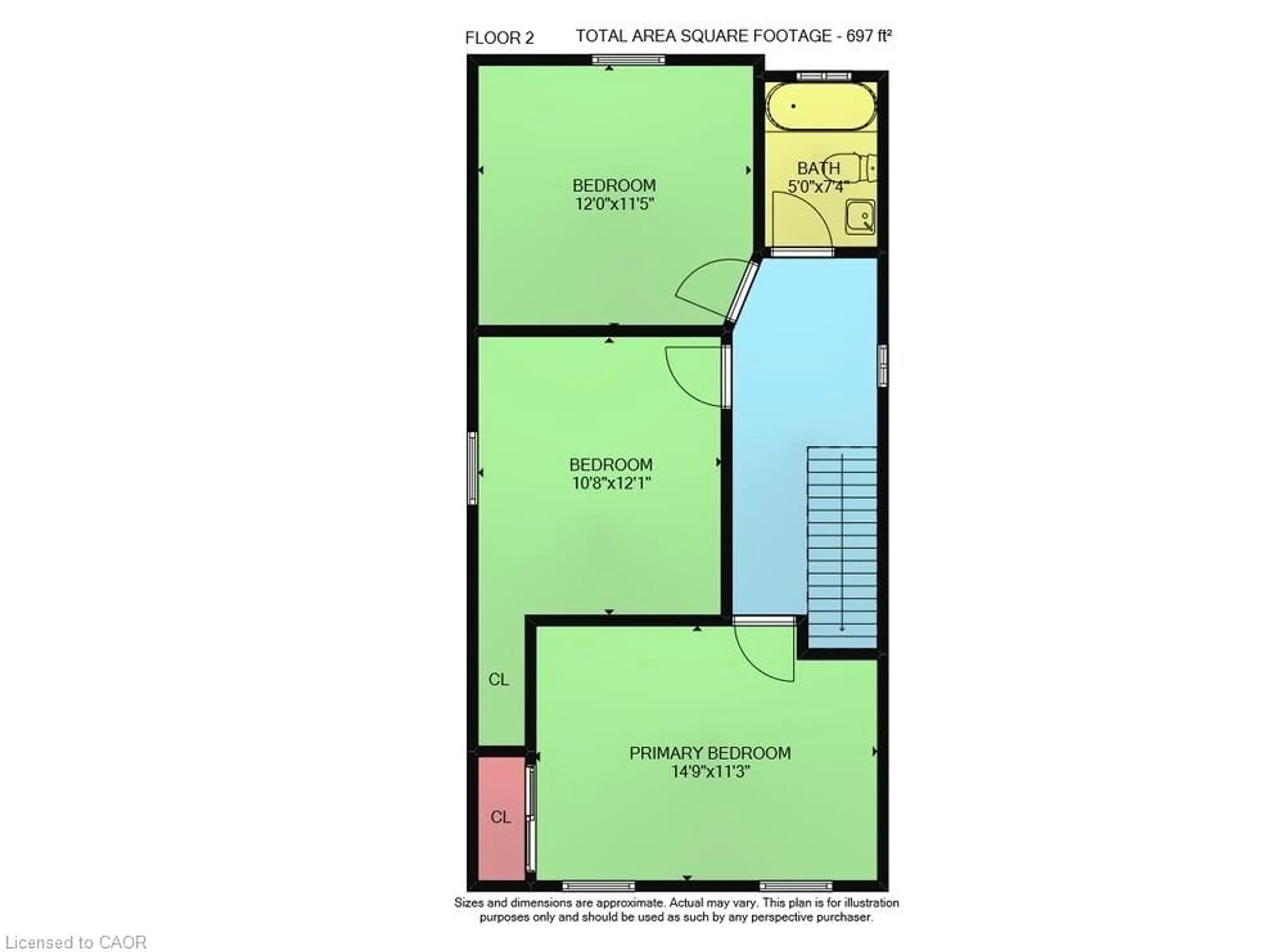 Floor plan for 509 Colborne St, Brantford Ontario N3S 3P3