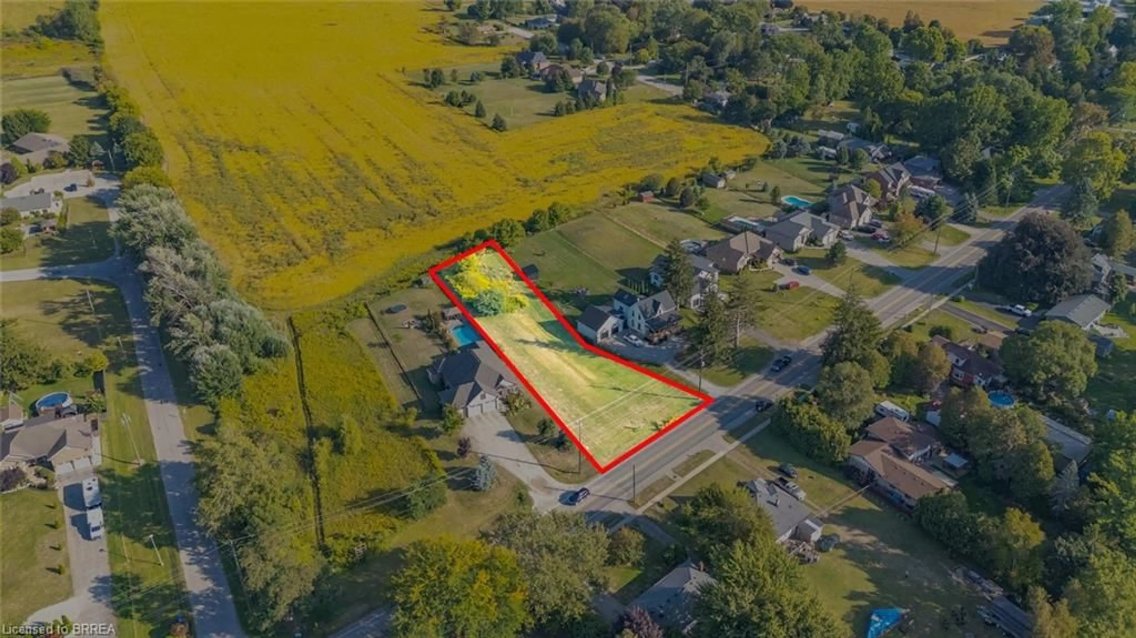 A pic from outside/outdoor area/front of a property/back of a property/a pic from drone, unknown for PT LT 8 Mount Pleasant Rd, Mount Pleasant Ontario N0E 1K0