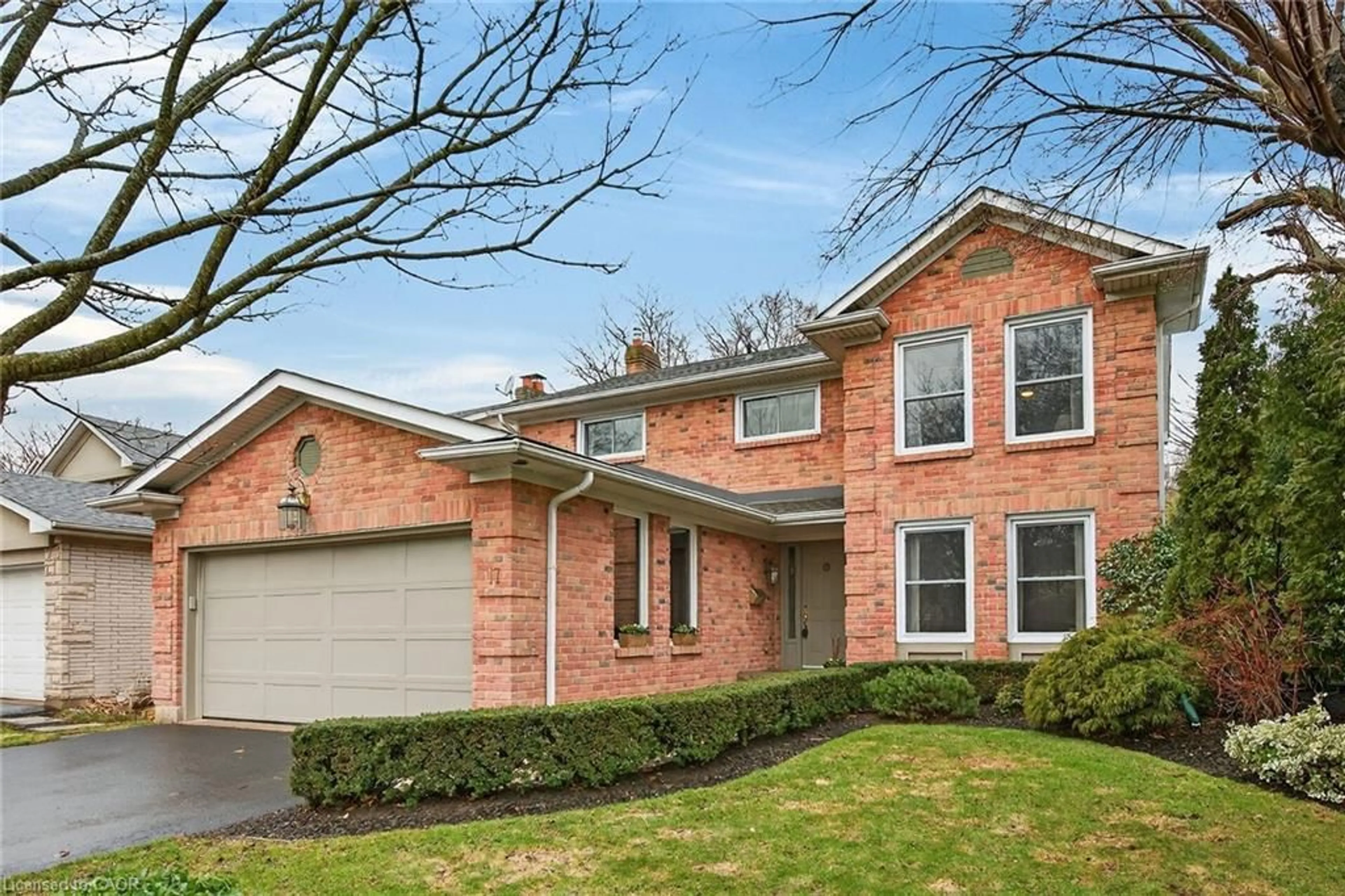 Home with brick exterior material, street for 17 Cammay Ave, Dundas Ontario L9H 6M4