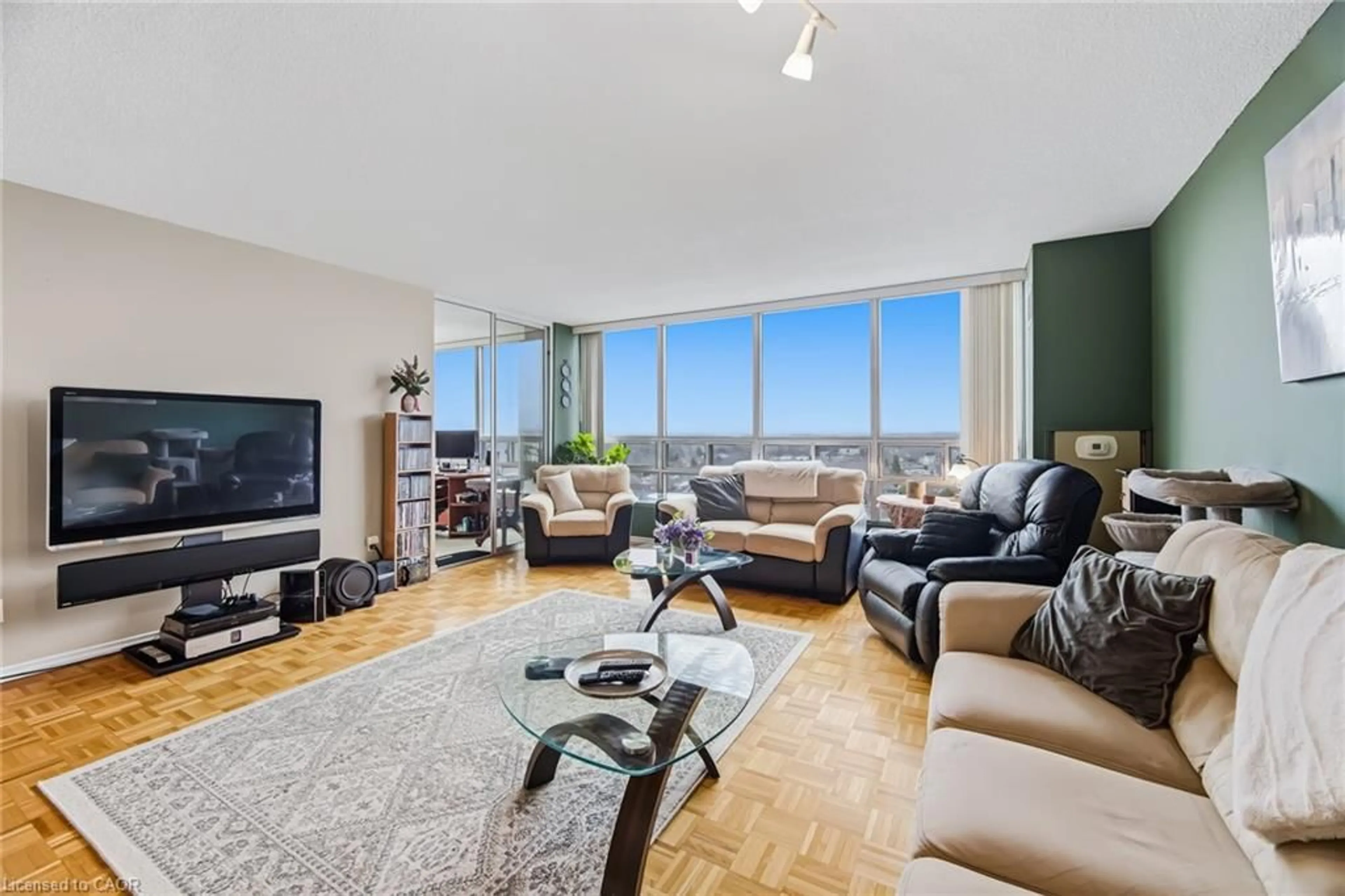 Living room with furniture, unknown for 320 Mill St #1107, Brampton Ontario L6Y 3V2