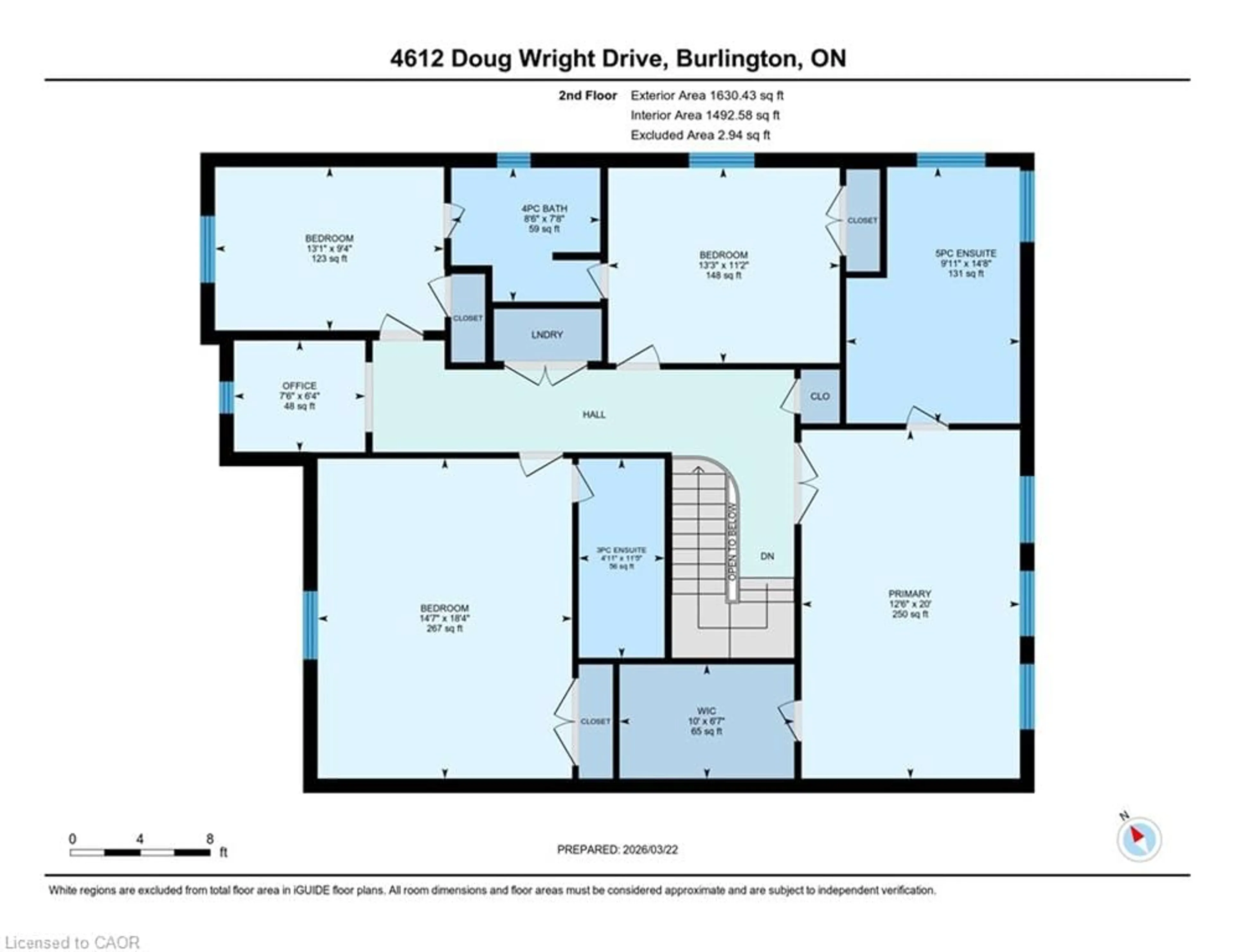 Floor plan for 4612 Doug Wright Dr, Burlington Ontario L7M 0L6
