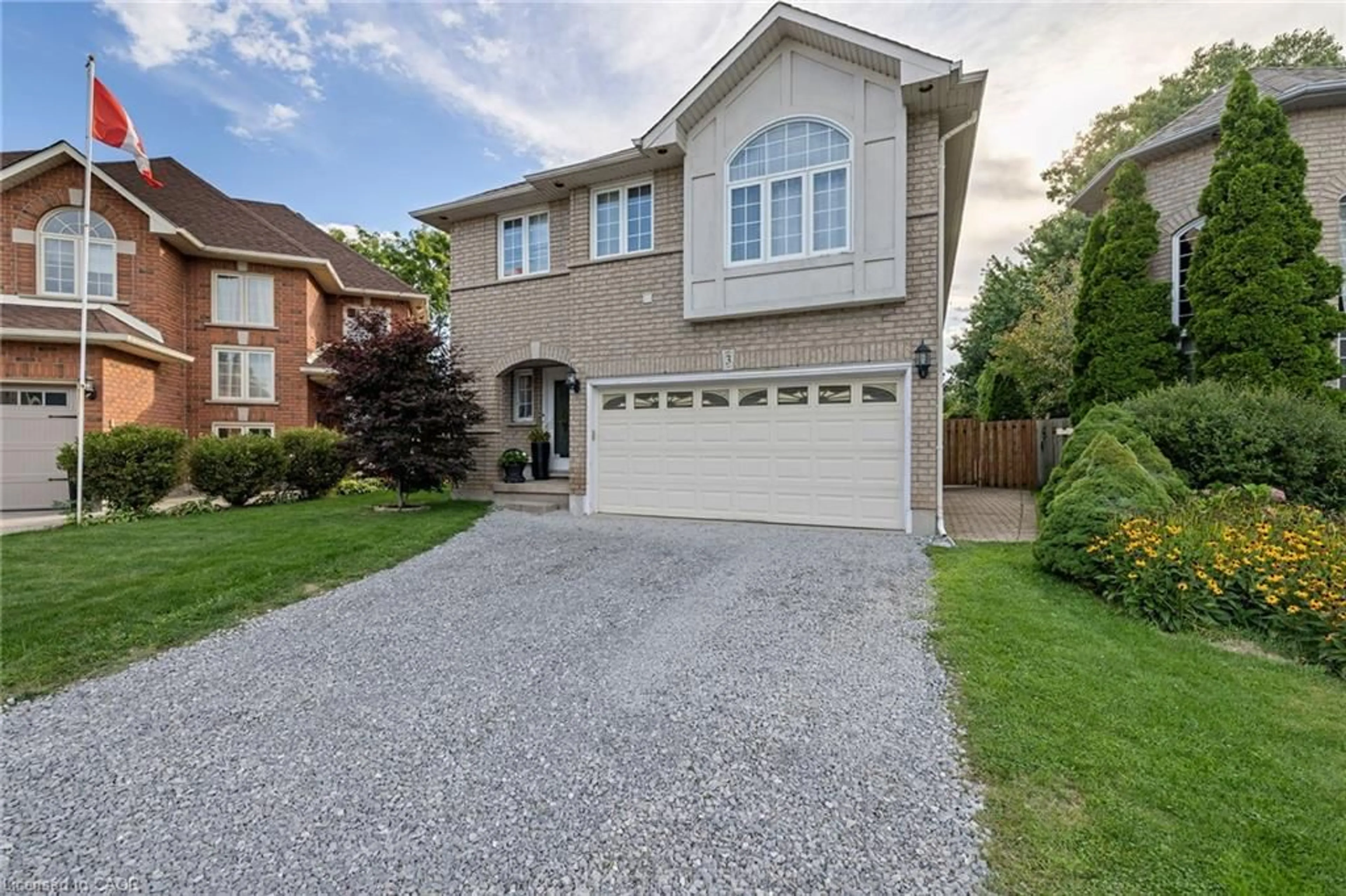 Home with brick exterior material, street for 3 Nature Crt, Hamilton Ontario L9C 7T5