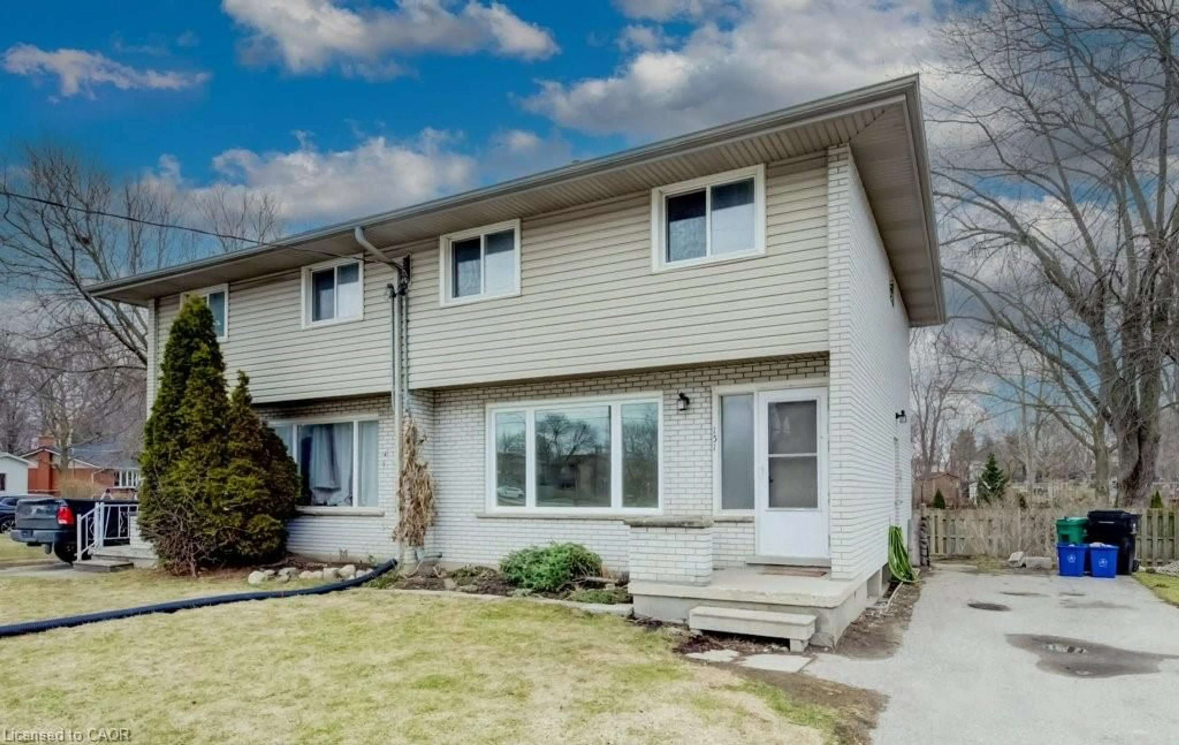 Home with vinyl exterior material, street for 151 Franklin St, Kitchener Ontario N2A 1Y3