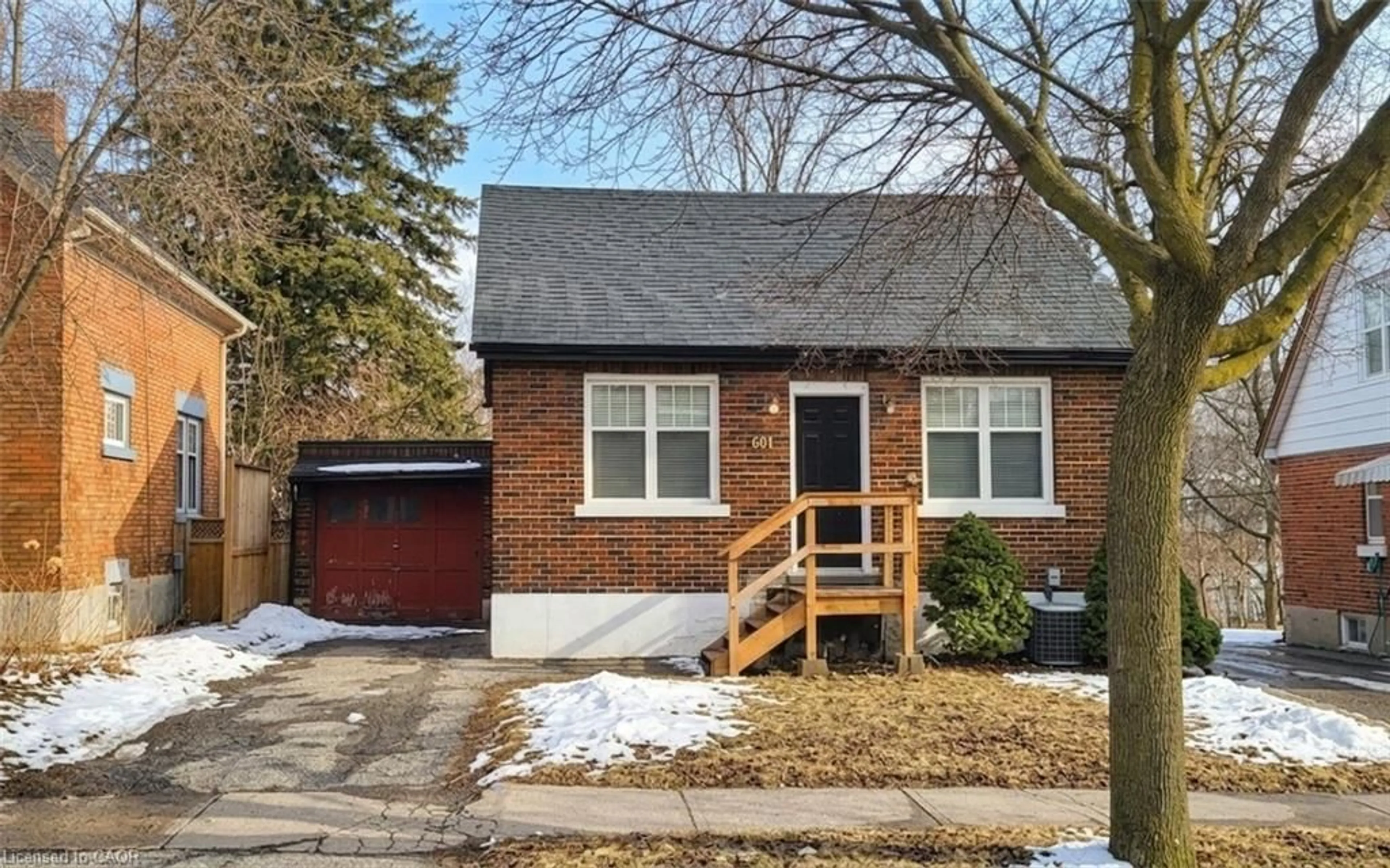 Home with brick exterior material, street for 601 York St, Kitchener Ontario N2G 1T9