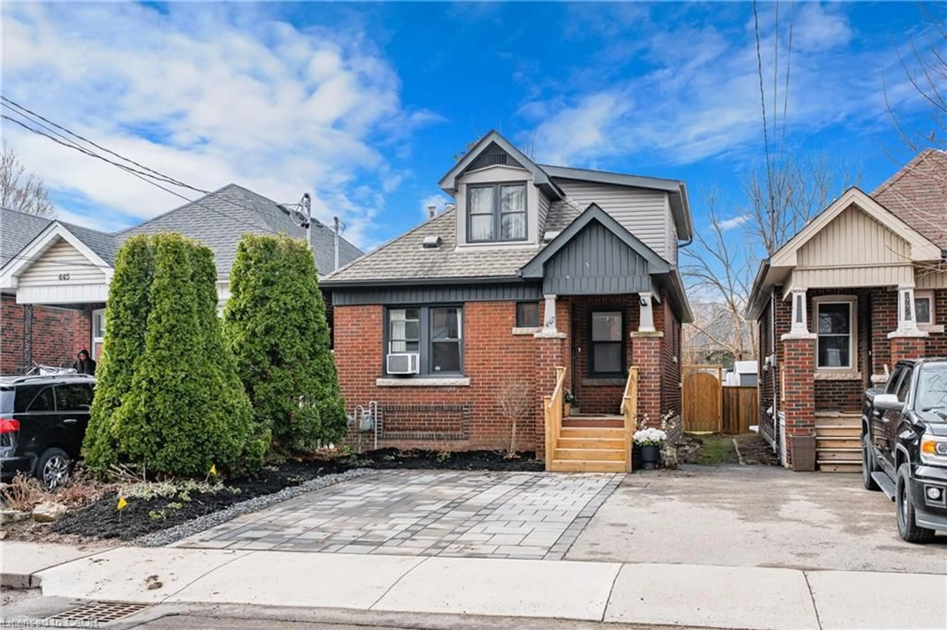 Home with brick exterior material, street for 447 Herkimer St, Hamilton Ontario L8P 2J4