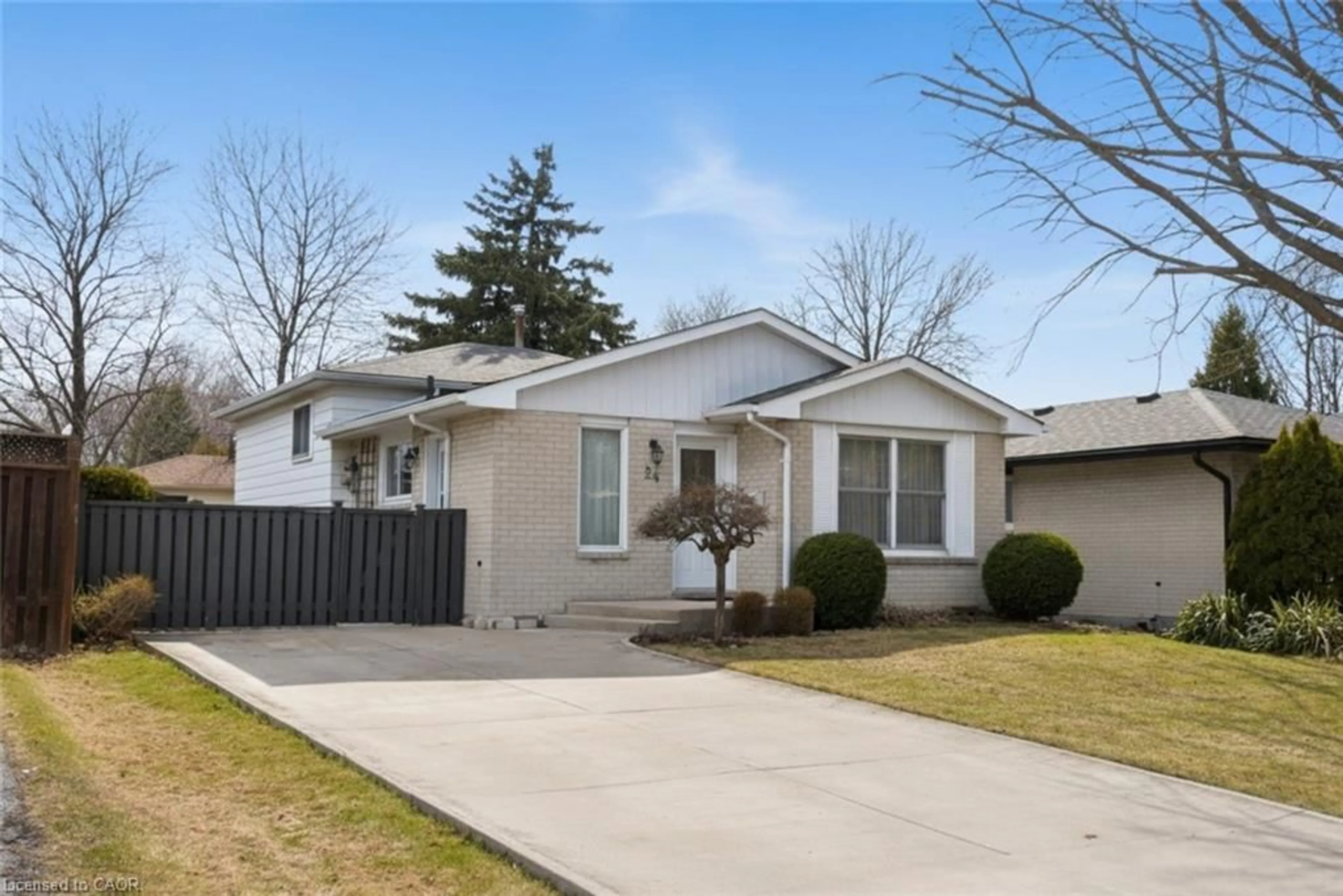 Home with vinyl exterior material, street for 24 Grenoble Rd, Hamilton Ontario L9C 6K6