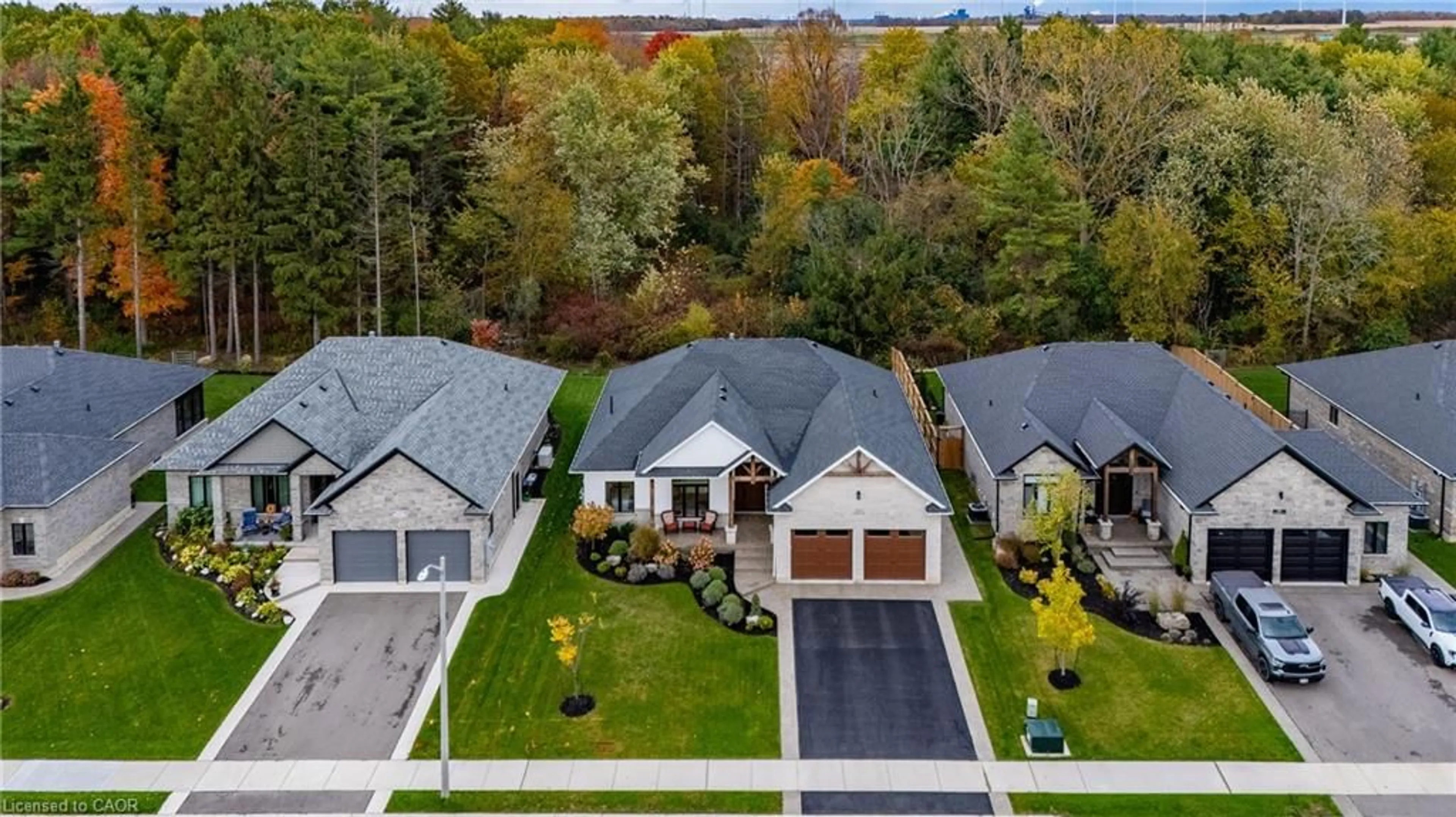 A pic from outside/outdoor area/front of a property/back of a property/a pic from drone, street for 120 Newport Lane, Port Dover Ontario N0A 1N7