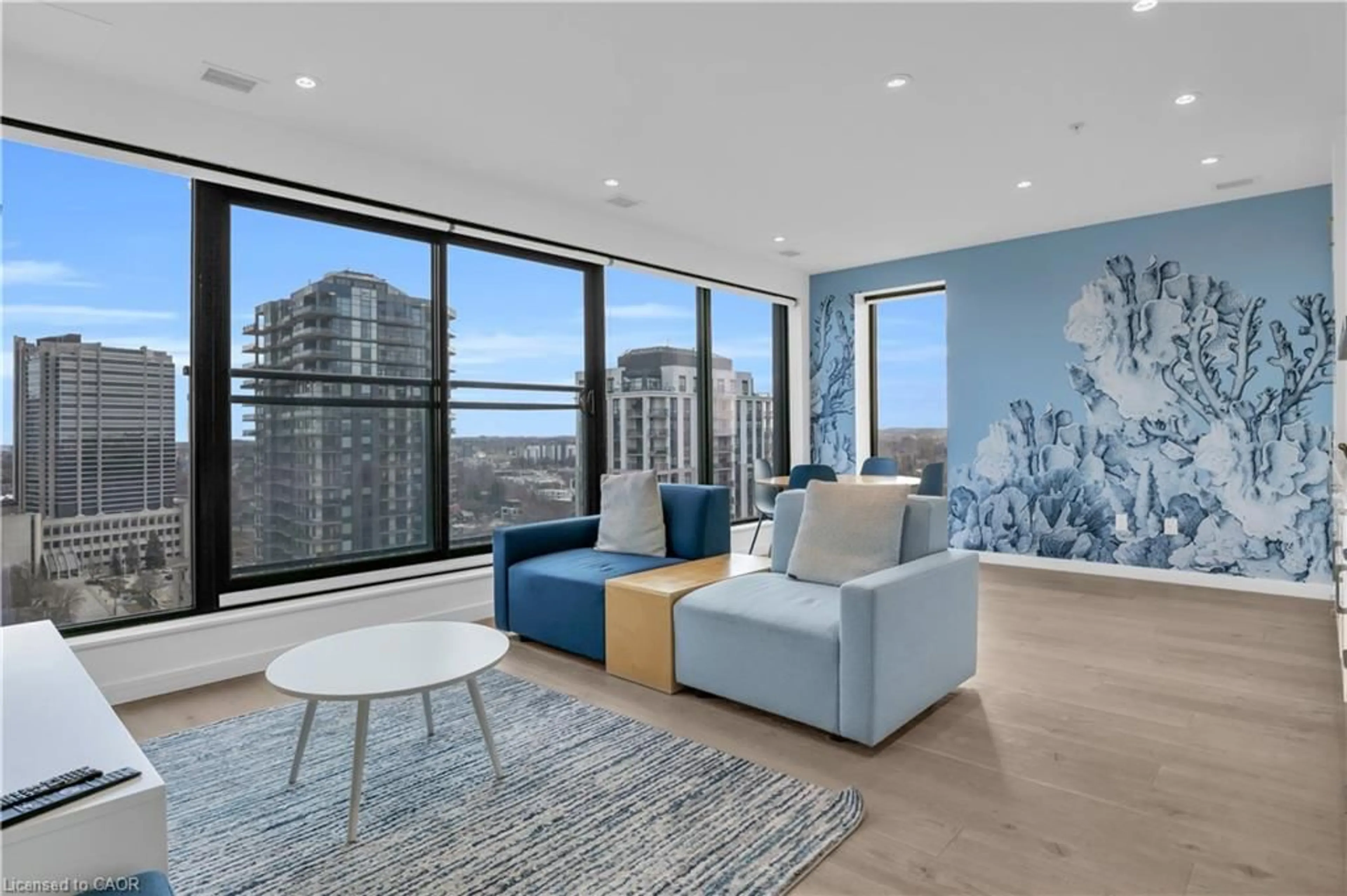 Living room with furniture, unknown for 181 King St #1602, Waterloo Ontario N2J 0E7