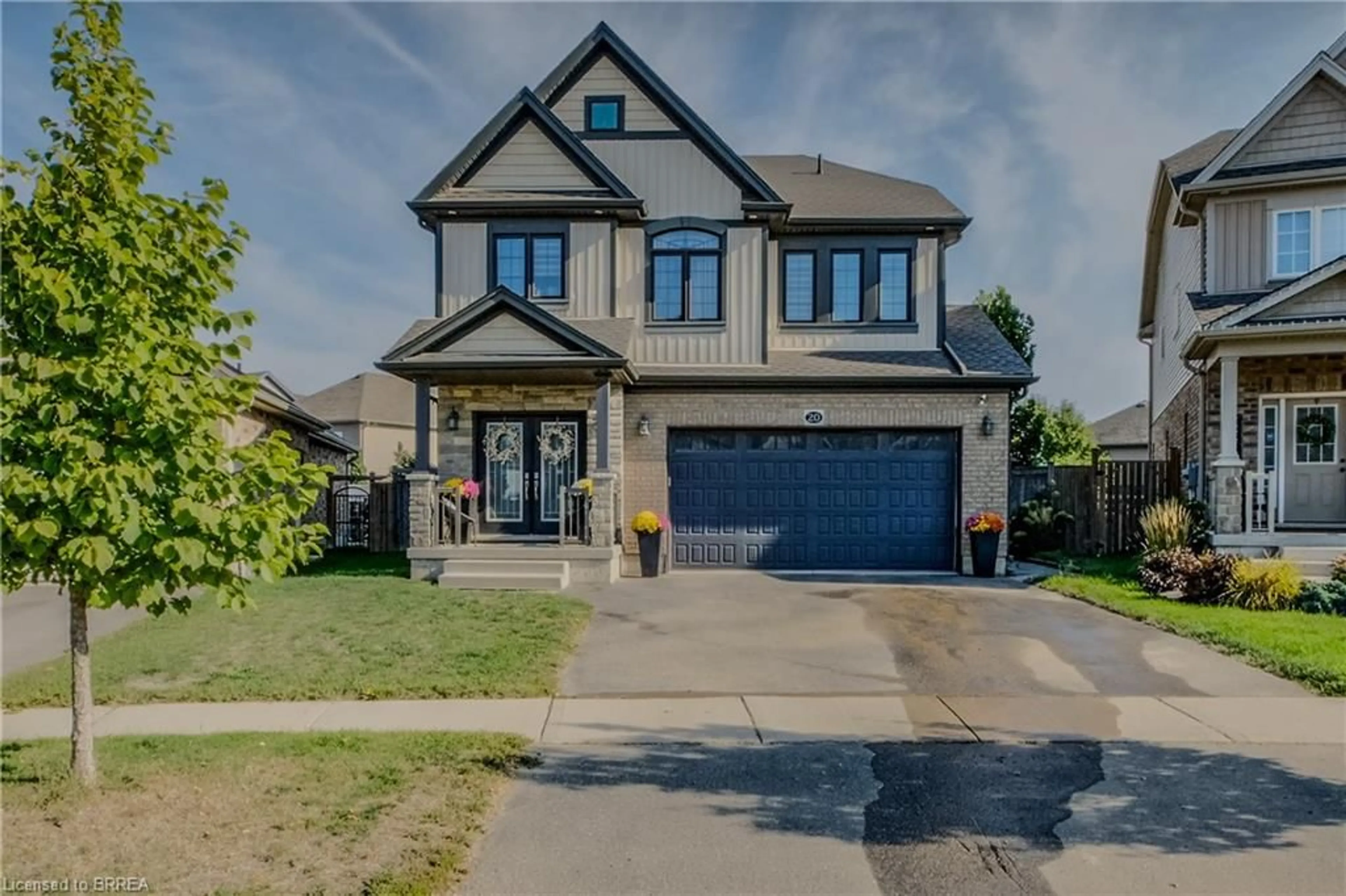 Home with brick exterior material, street for 20 Yarington Dr, Brantford Ontario N3T 0G2