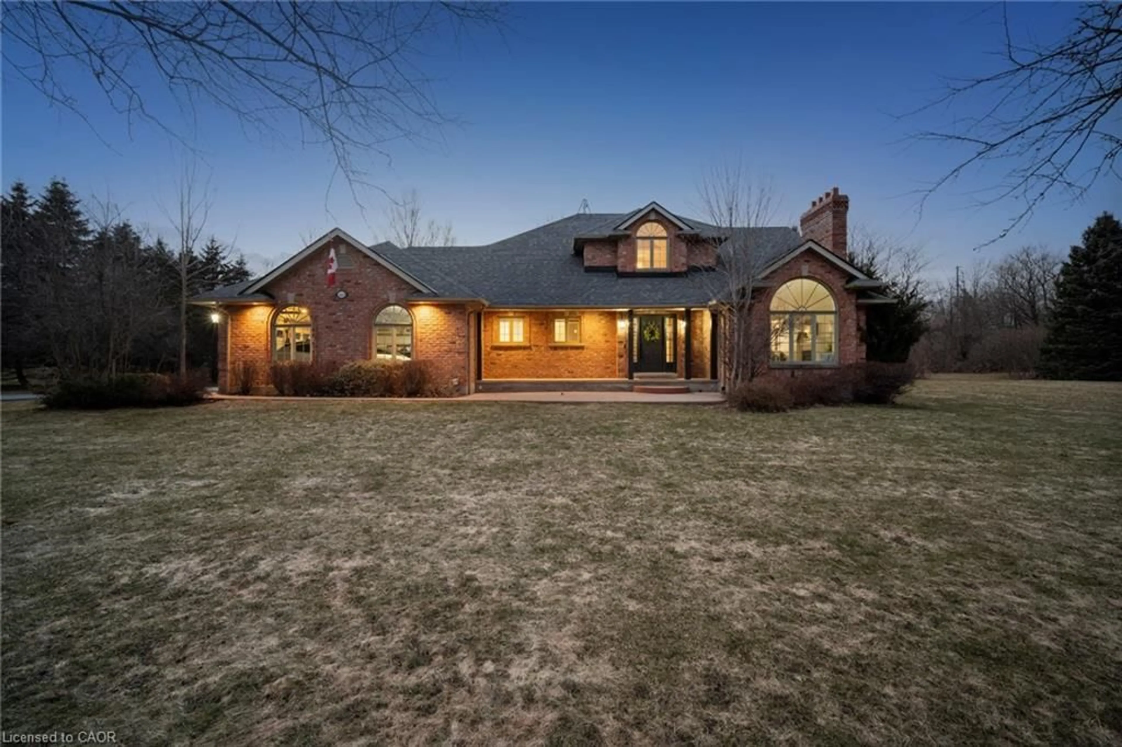 Home with brick exterior material, street for 2255 Mohawk Trail, Campbellville Ontario L0P 1B0