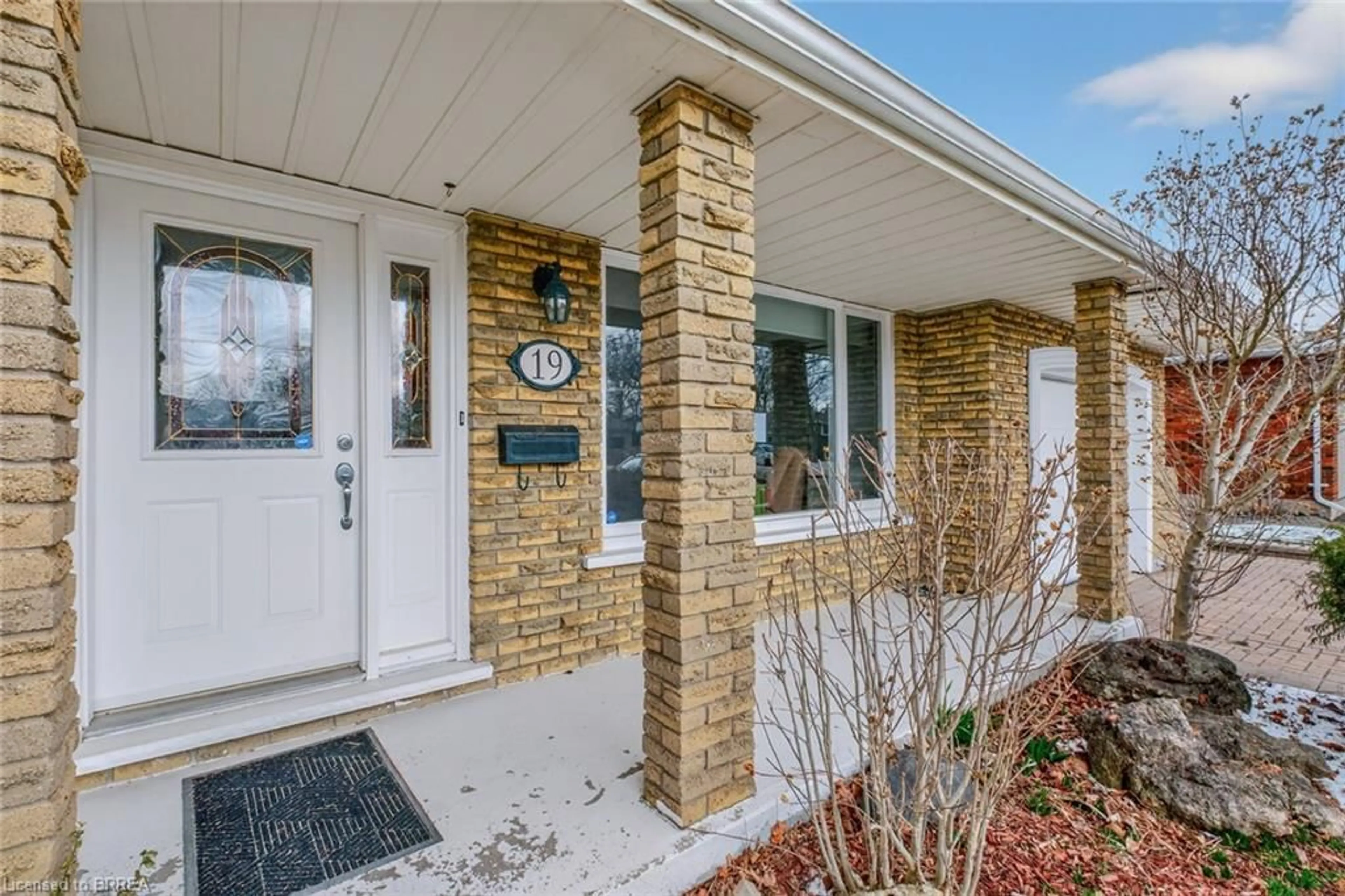 Home with brick exterior material, street for 19 Adams Lane, Simcoe Ontario N3Y 4P4