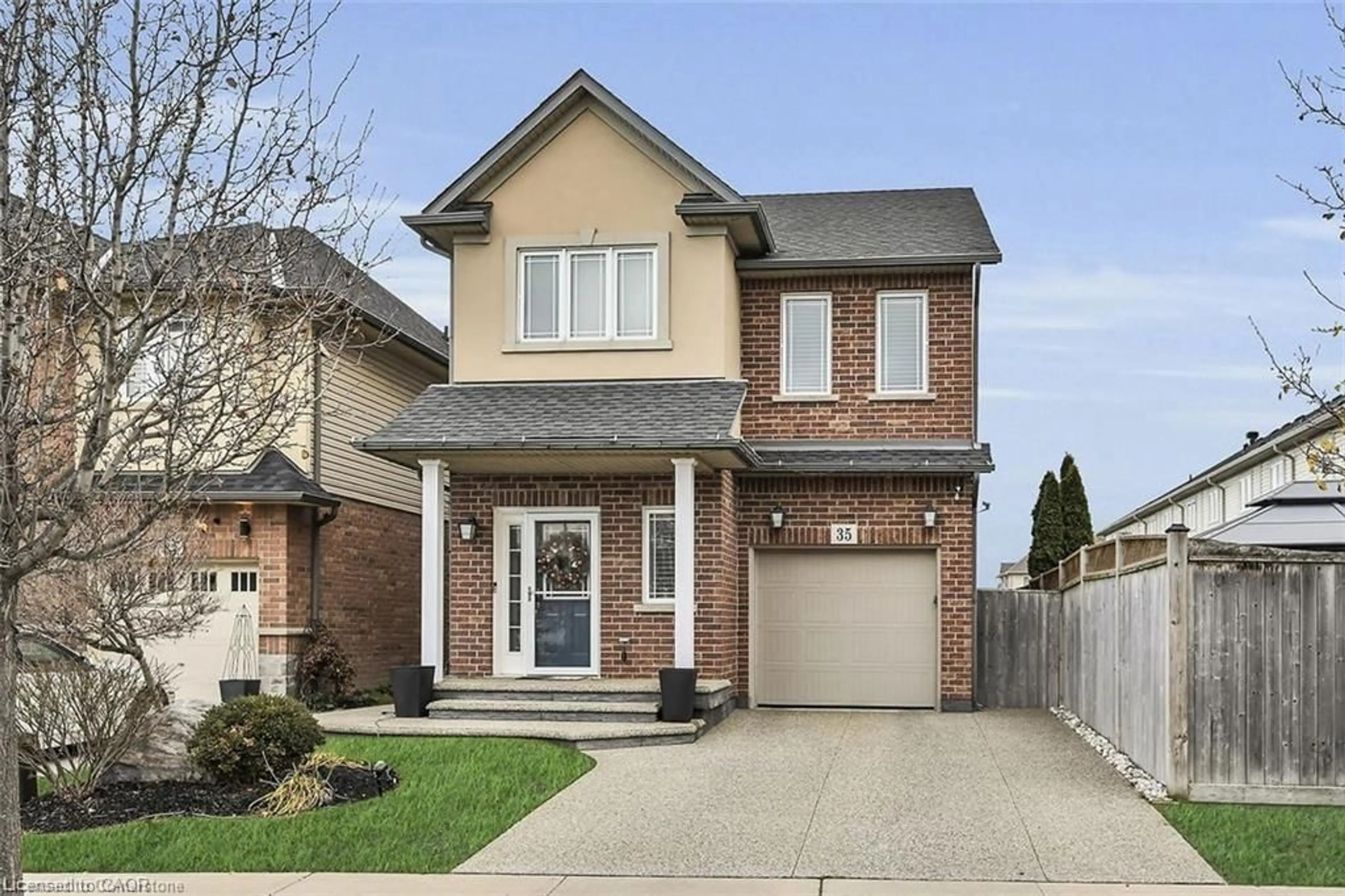 Home with brick exterior material, street for 35 Willowbanks Terr, Hamilton Ontario L8E 0C3