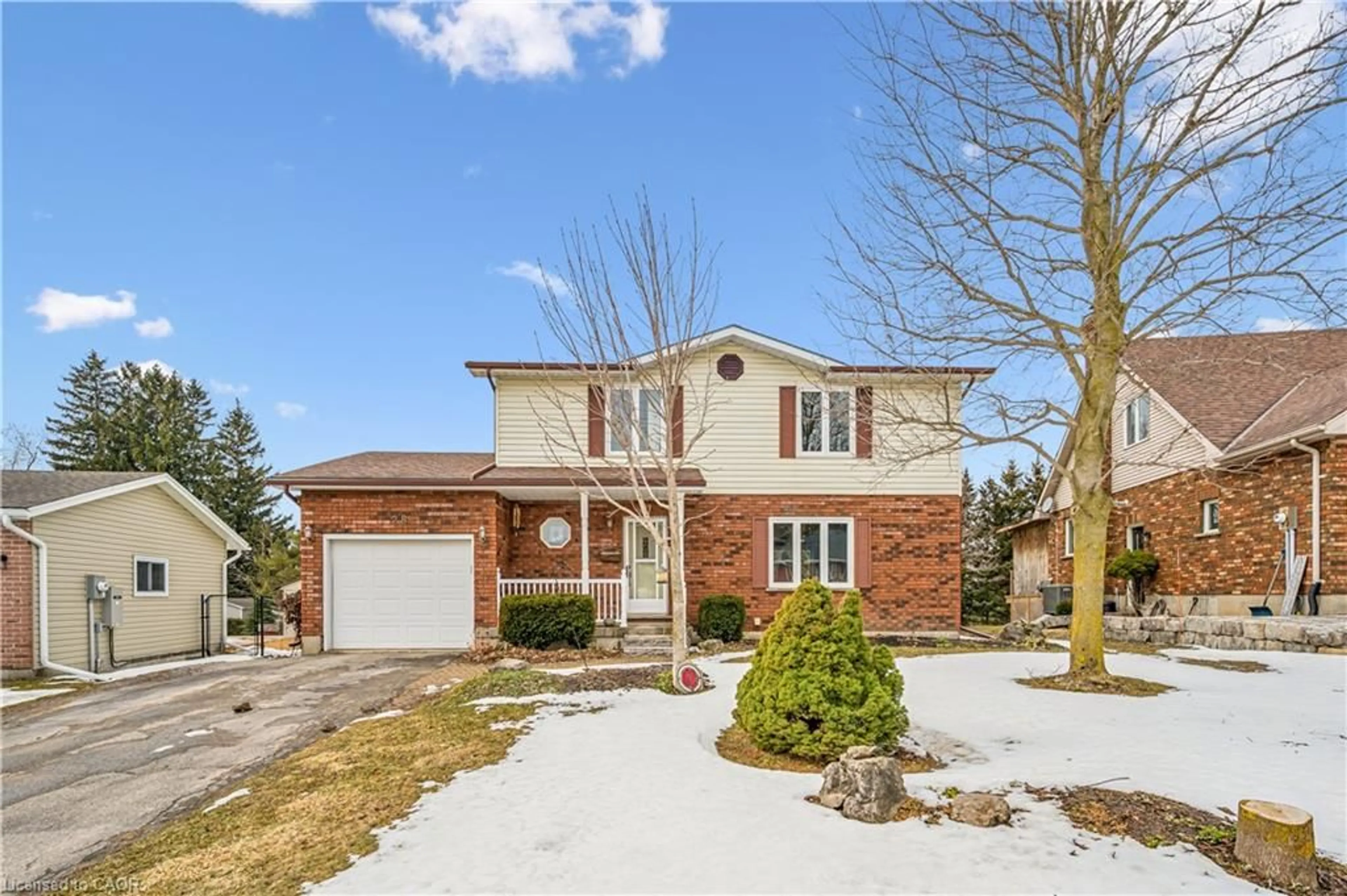 Home with brick exterior material, street for 28 Edward St, Drayton Ontario N0G 1P0