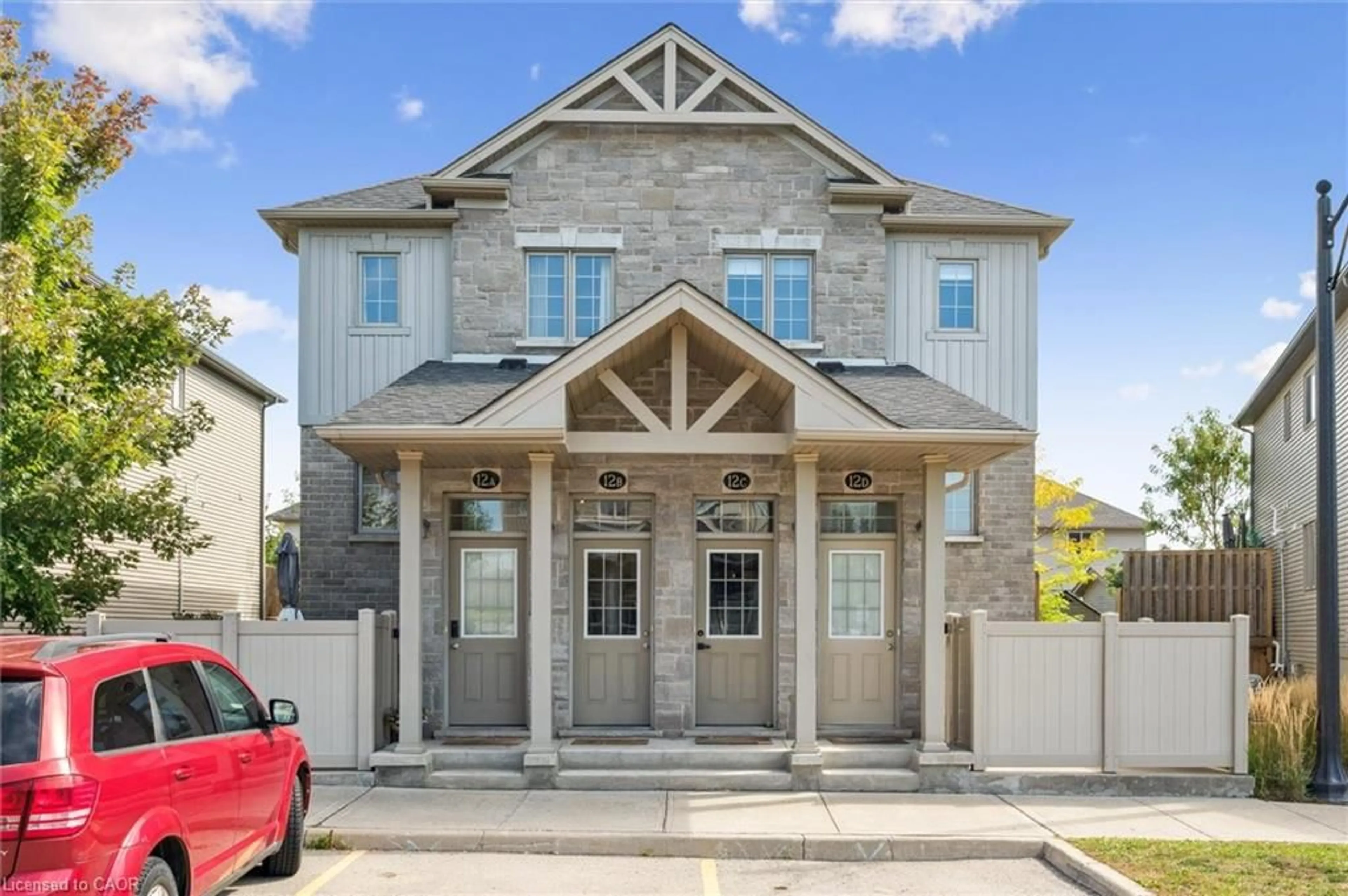 Home with brick exterior material, street for 388 Old Huron Rd #12B, Kitchener Ontario N2R 0J5