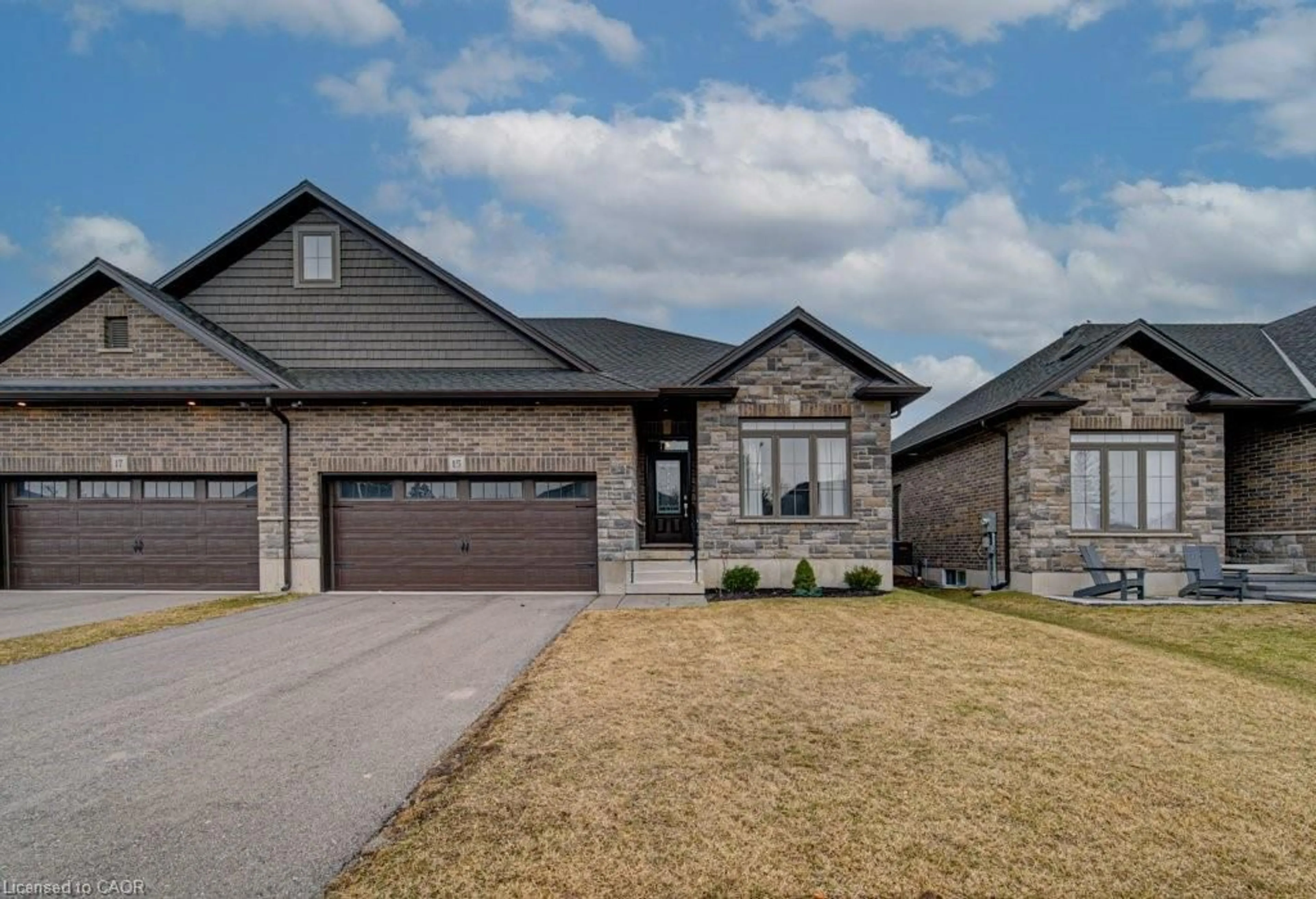 Home with brick exterior material, street for 15 Matheson Cres, Innerkip Ontario N0J 1M0