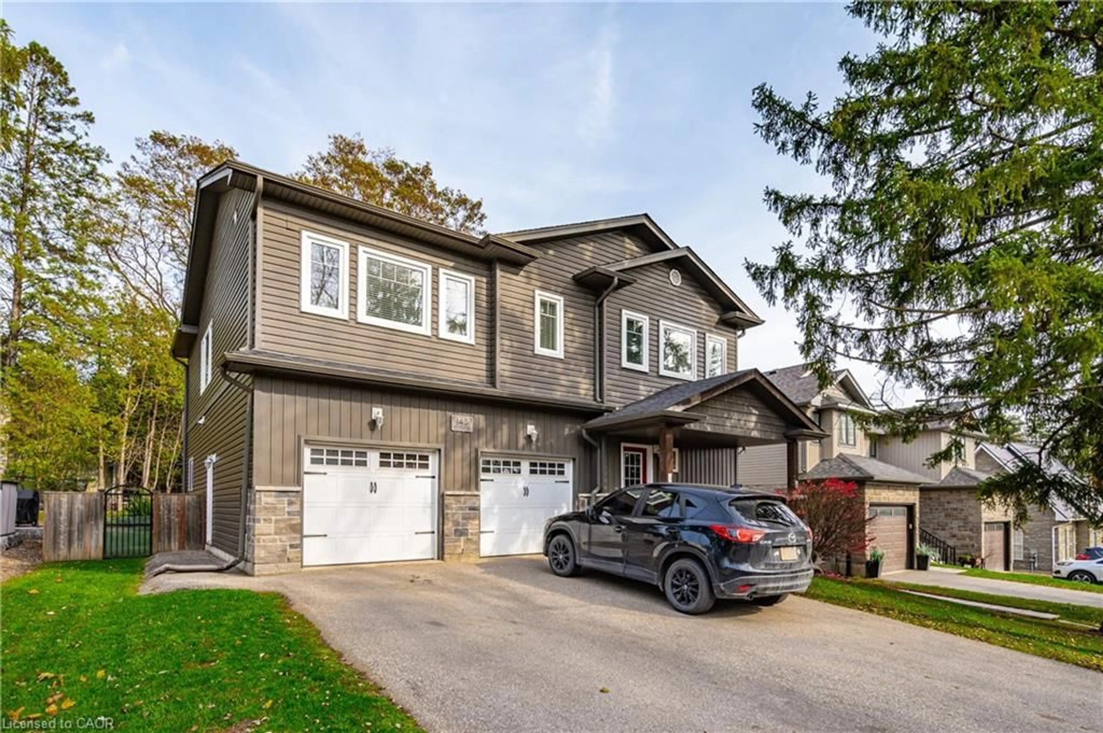 Home with brick exterior material, street for 145 Kertland St, Elora Ontario N0B 1S0