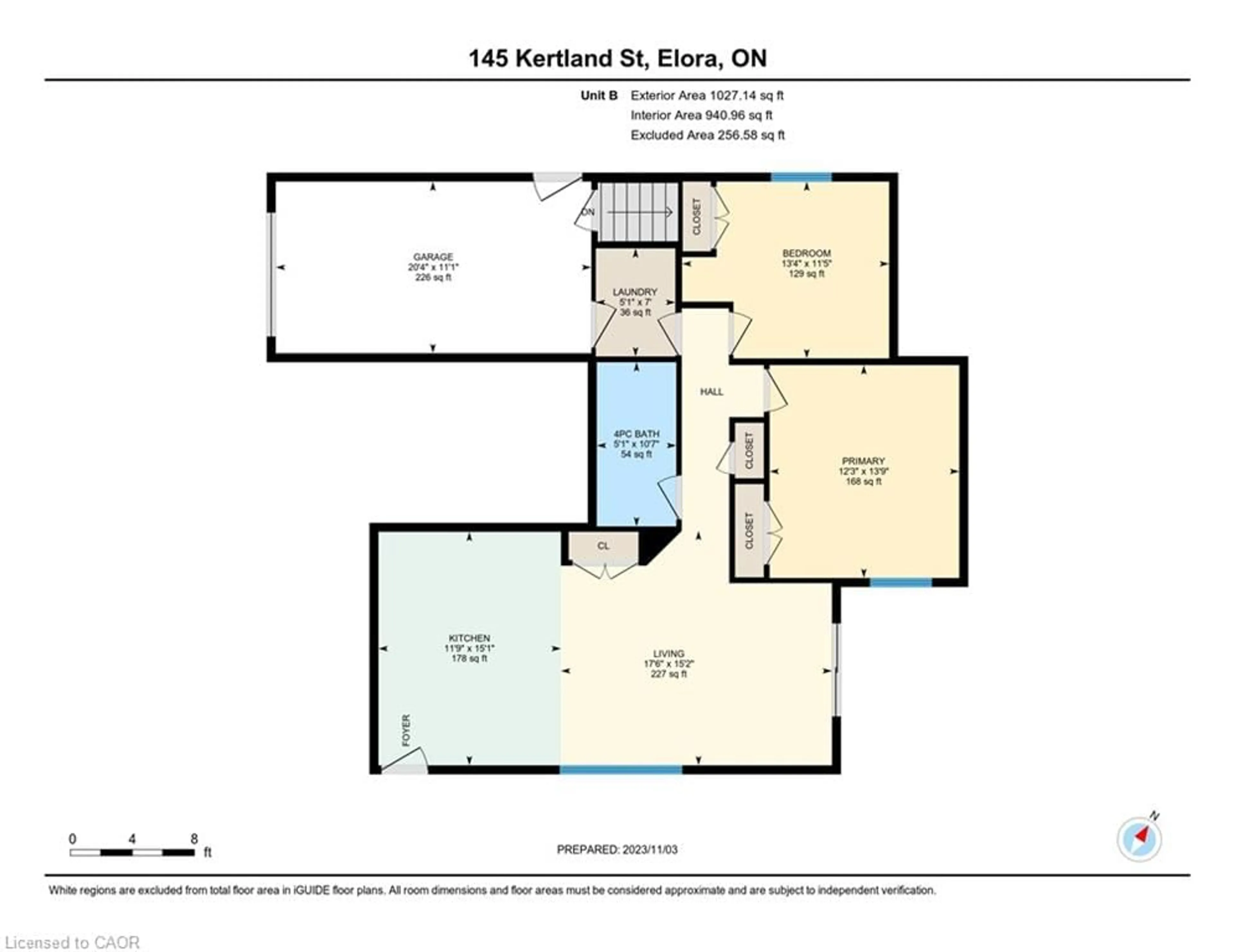 Floor plan for 145 Kertland St, Elora Ontario N0B 1S0