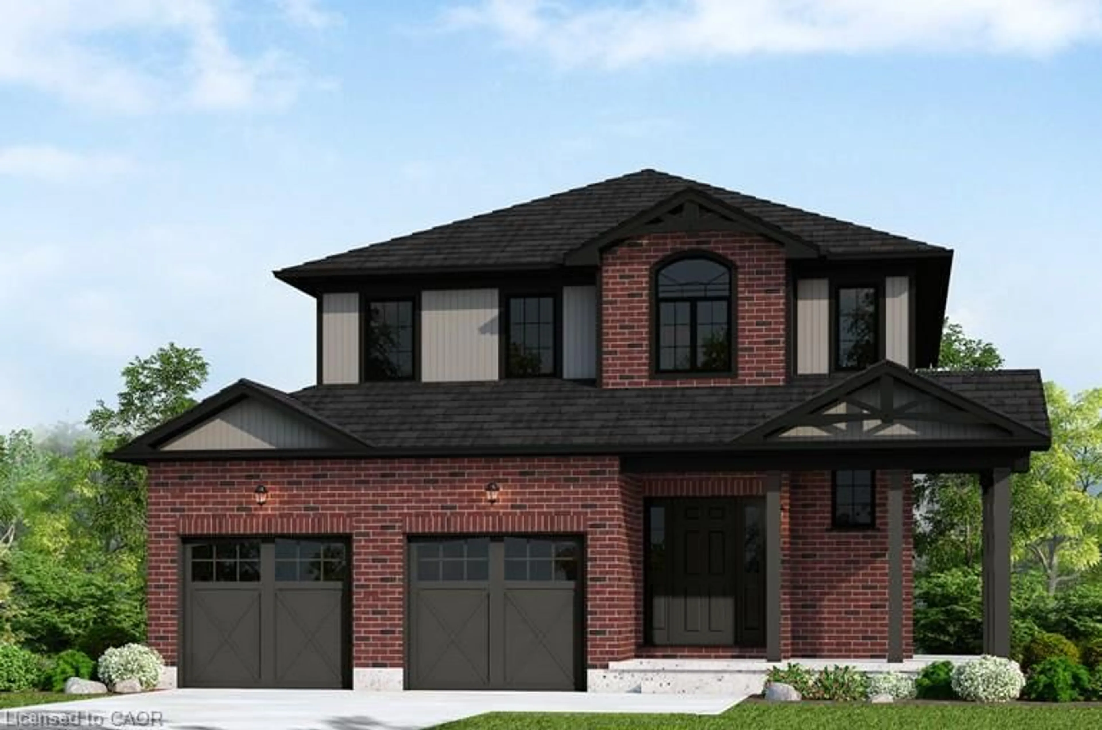 Home with brick exterior material, street for 103 Maple St, Drayton Ontario N0G 1P0