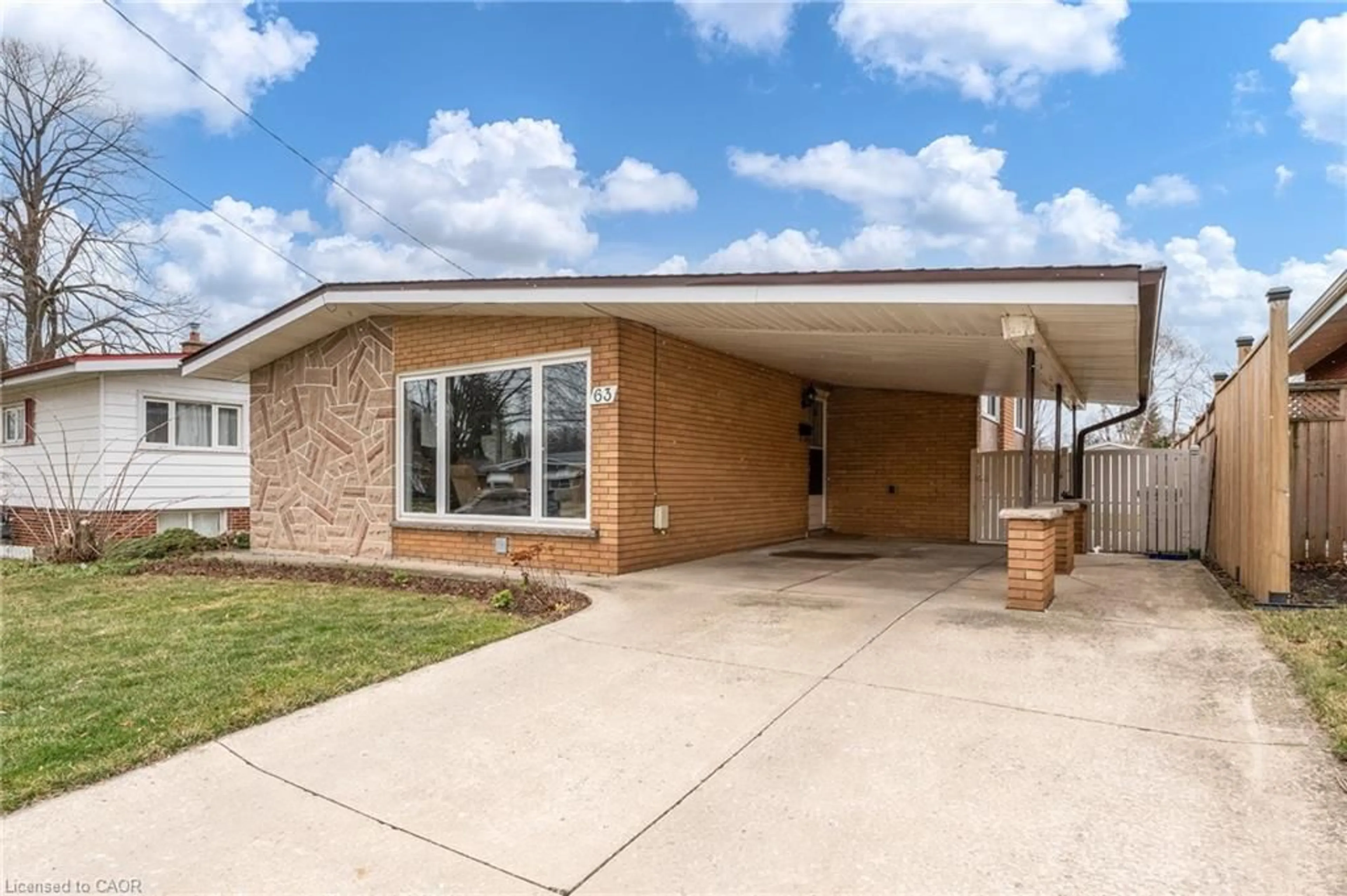 Home with brick exterior material, street for 63 Sunrise Dr, Hamilton Ontario L8K 4C4