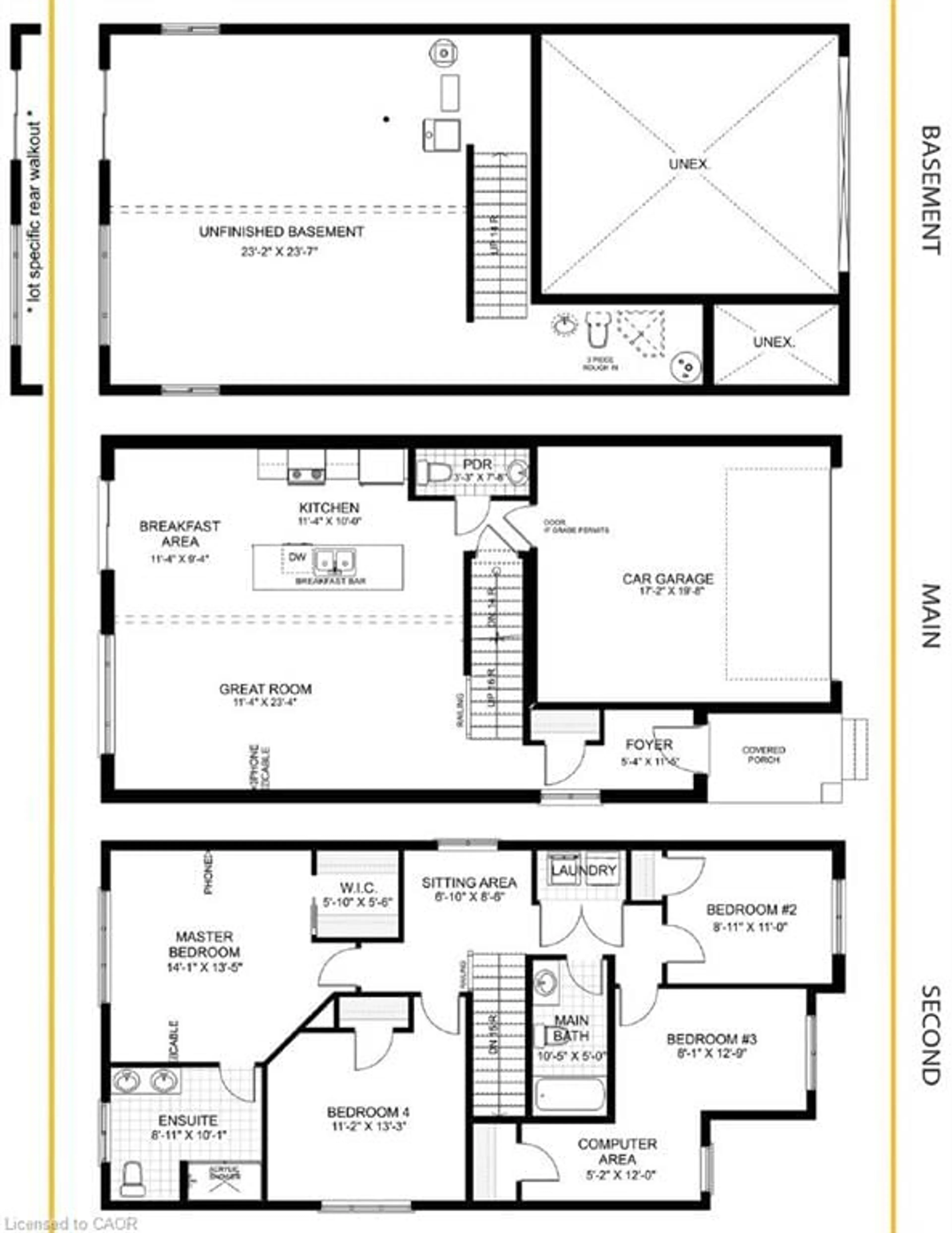 Floor plan for 95 Maple St, Drayton Ontario N0G 1P0