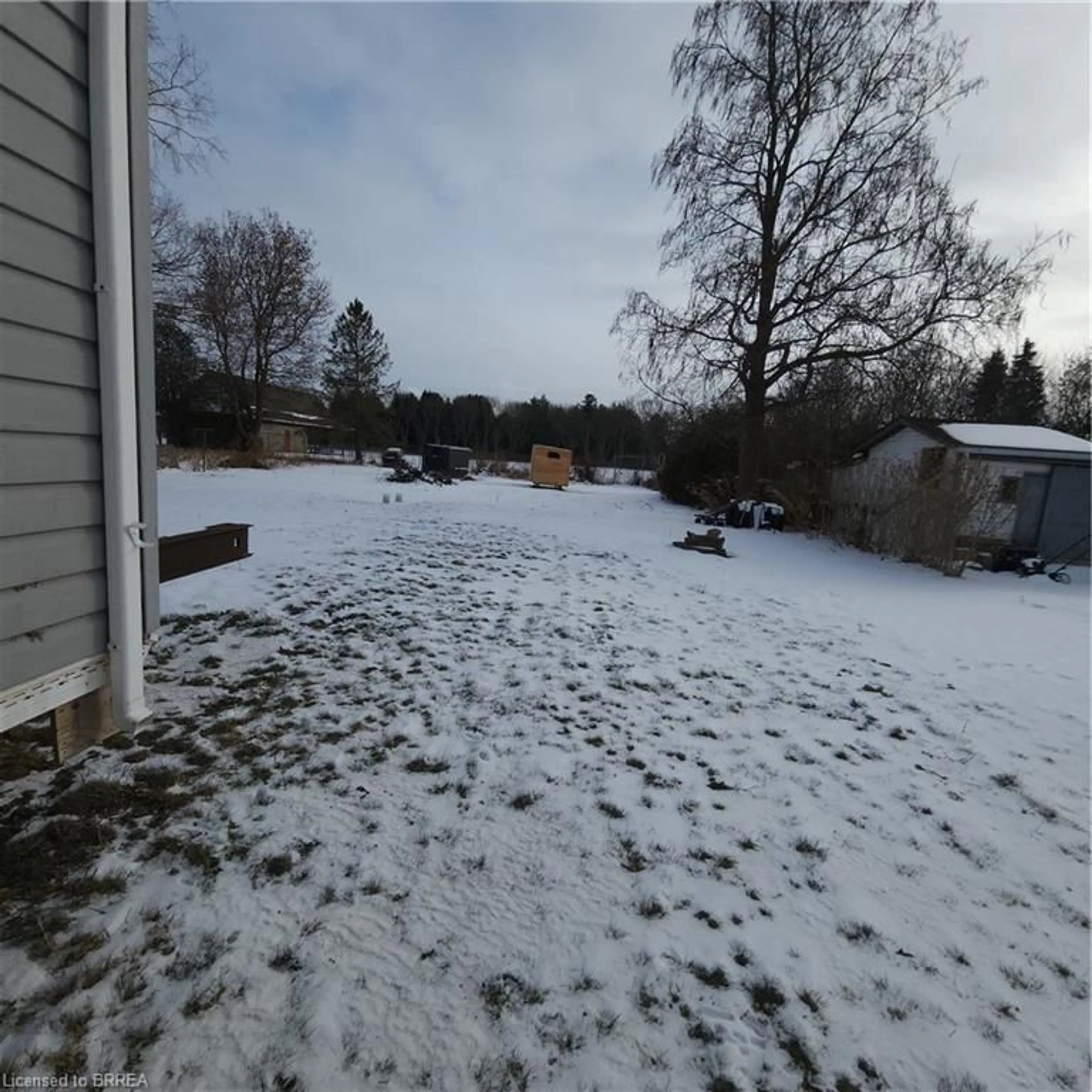 A pic from outside/outdoor area/front of a property/back of a property/a pic from drone, unknown for 110 Queen St, St. Williams Ontario N0E 1P0