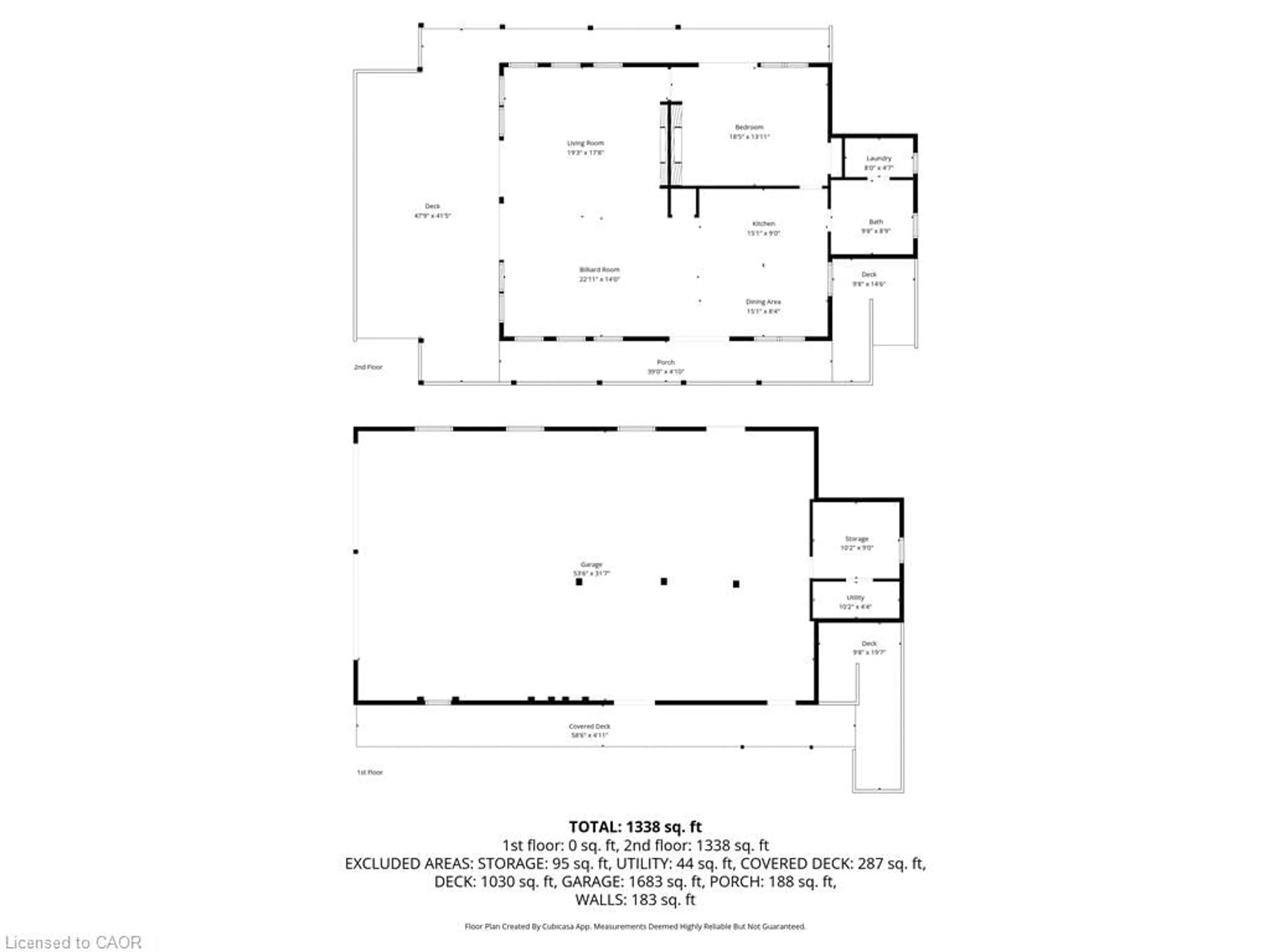 Floor plan for 648 Front Rd, St. Williams Ontario N0E 1P0