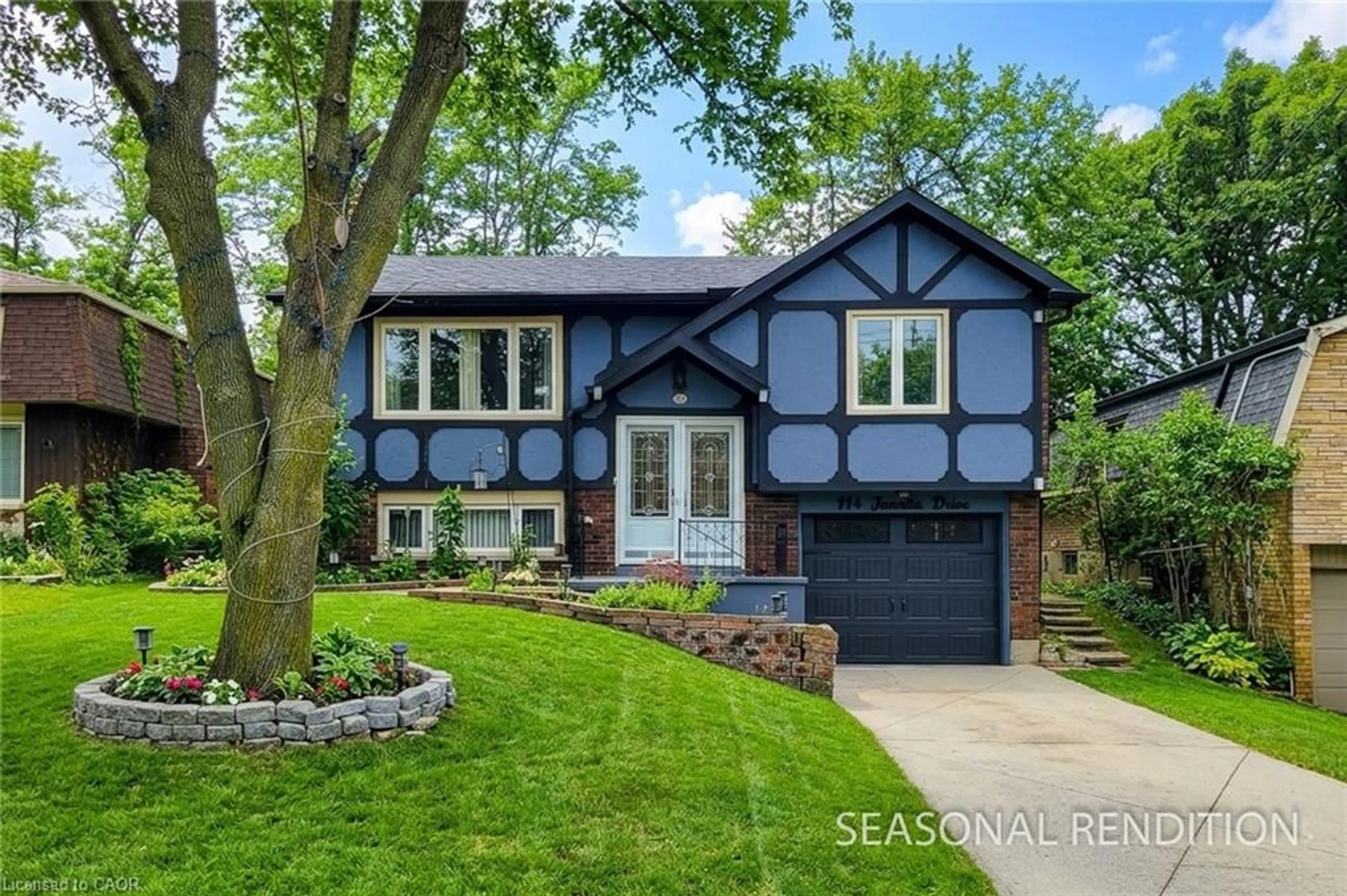 Home with brick exterior material, street for 114 Juanita Dr, Hamilton Ontario L9C 2G3