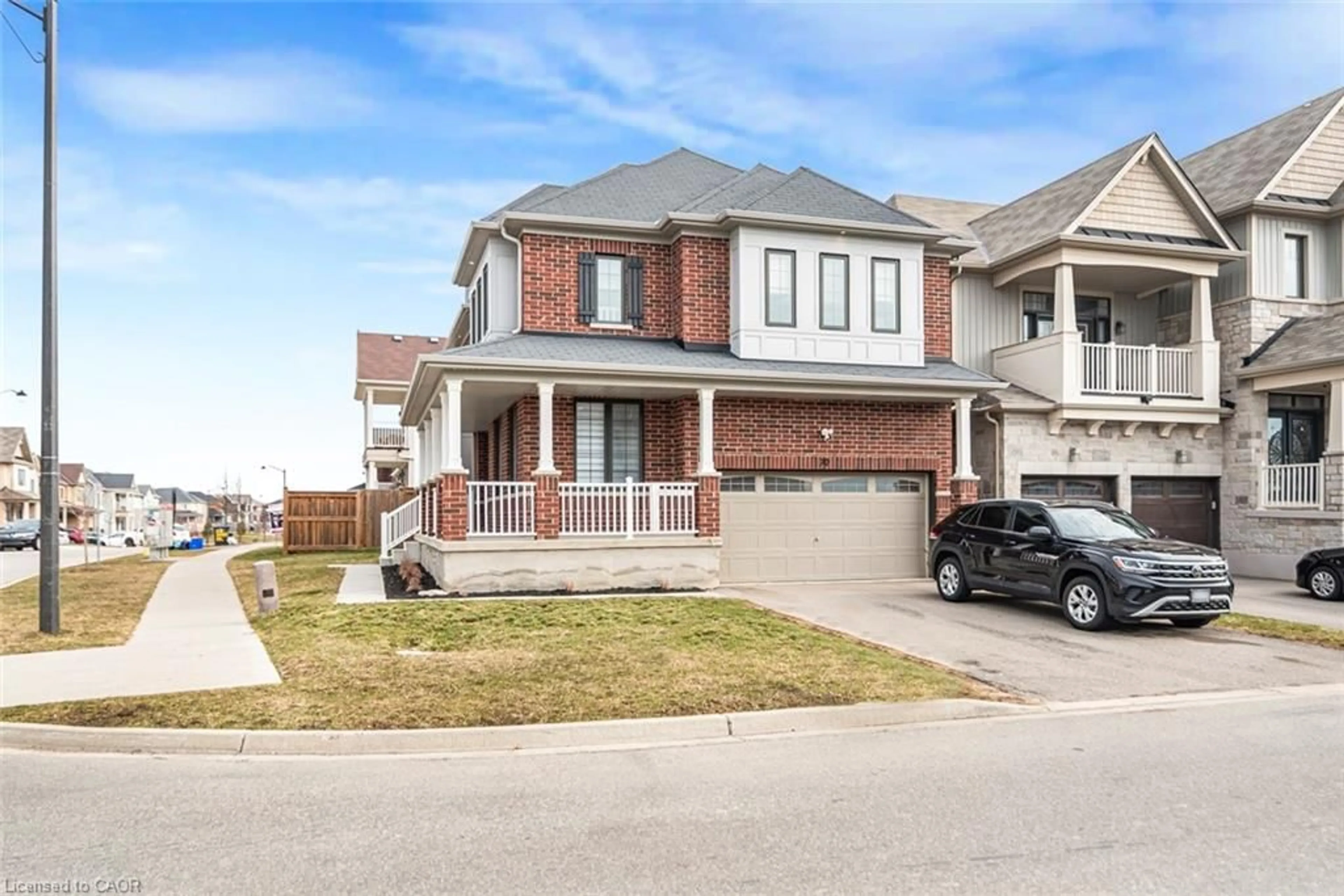 Home with brick exterior material, street for 70 Fleming Cres, Caledonia Ontario N3W 0C1