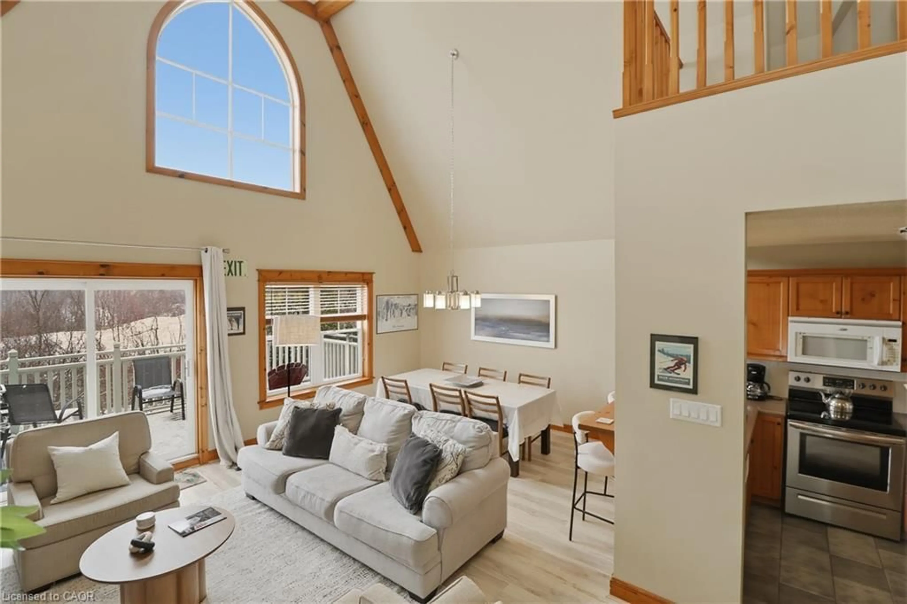 Living room with furniture, unknown for 170 Snowbridge Way #222, The Blue Mountains Ontario L9Y 0V1