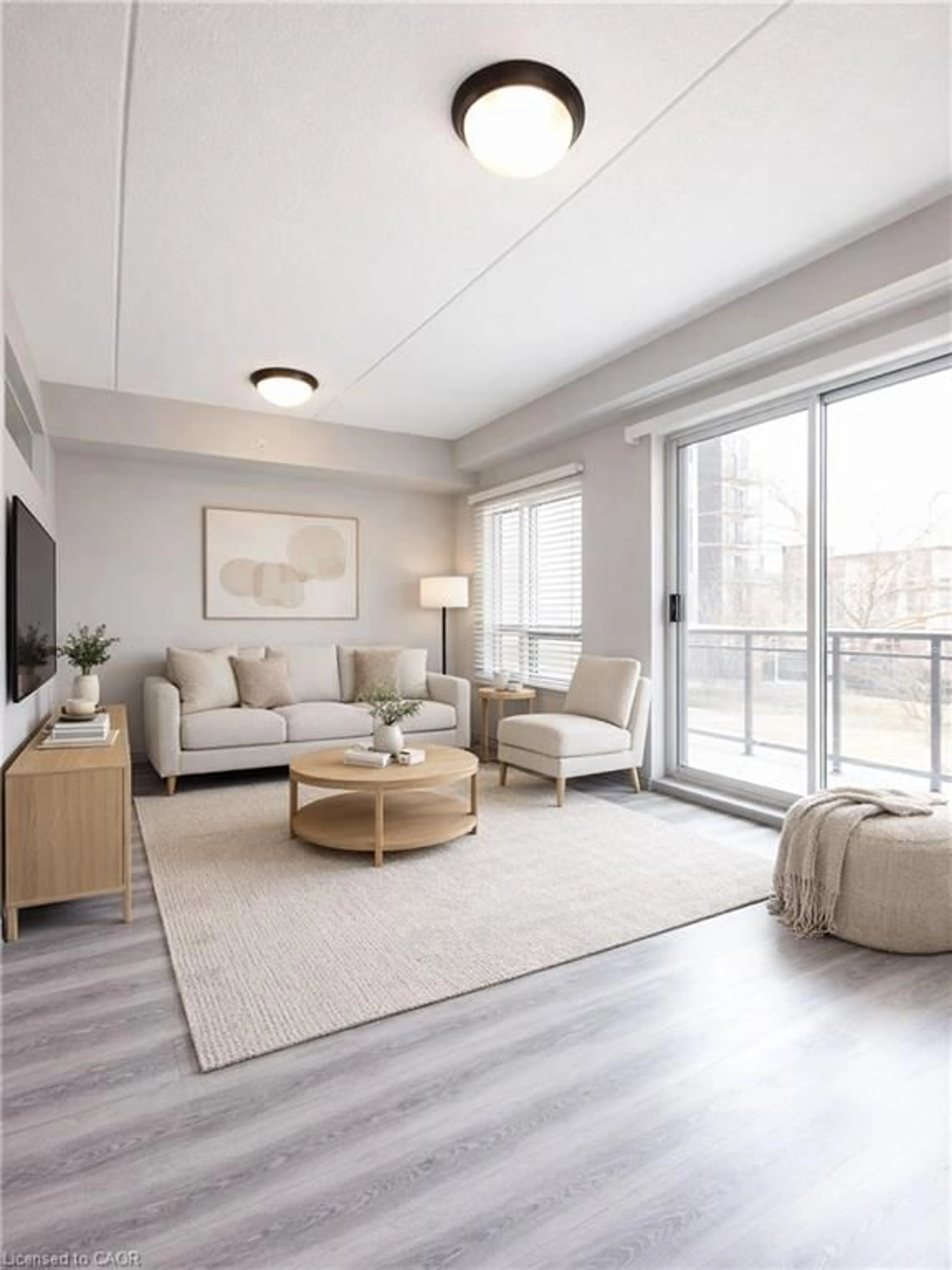 Living room with furniture, unknown for 275 Larch St #F212, Waterloo Ontario N2L 3R2