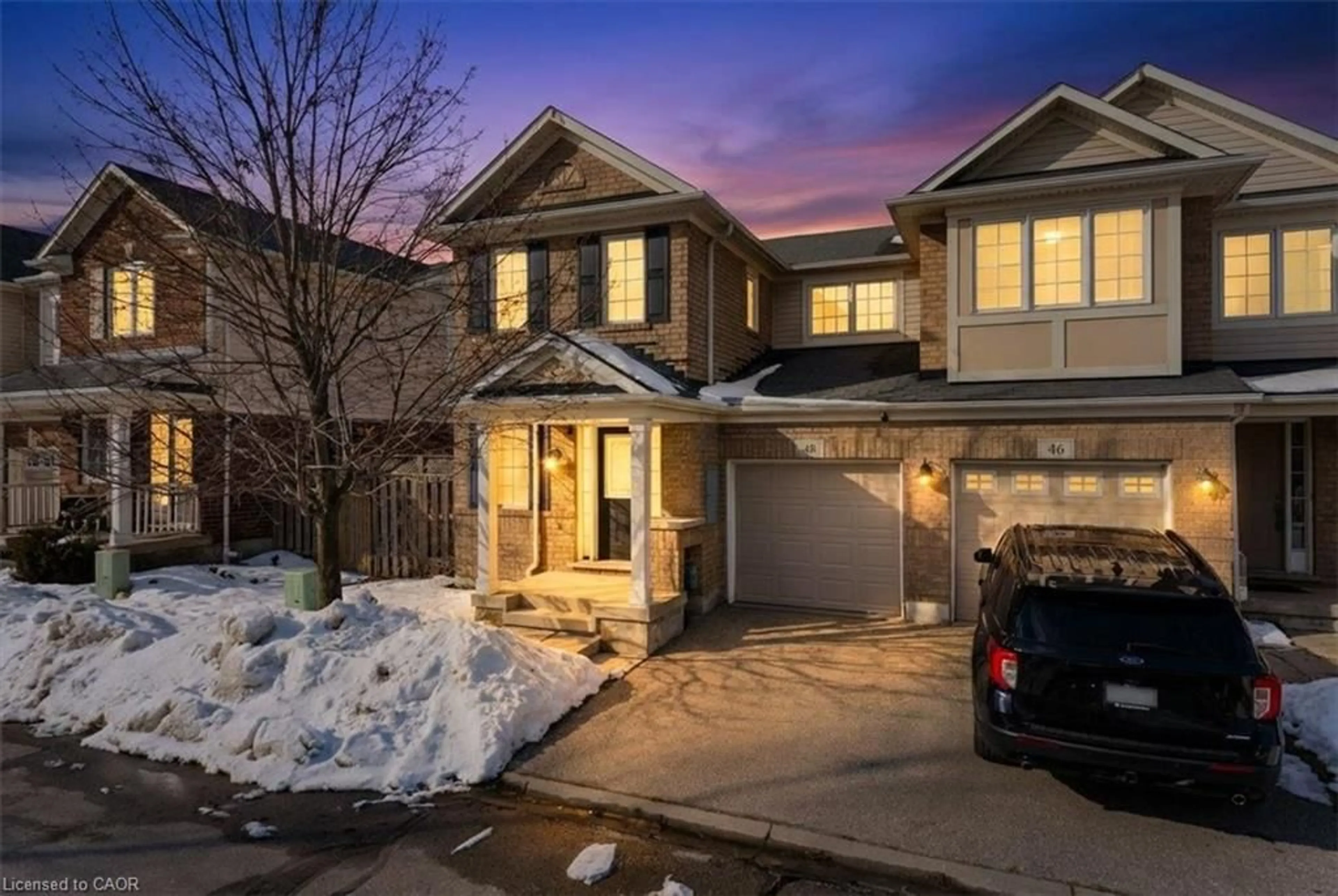 Home with brick exterior material, street for 48 Manhattan Cir, Cambridge Ontario N3C 0C4