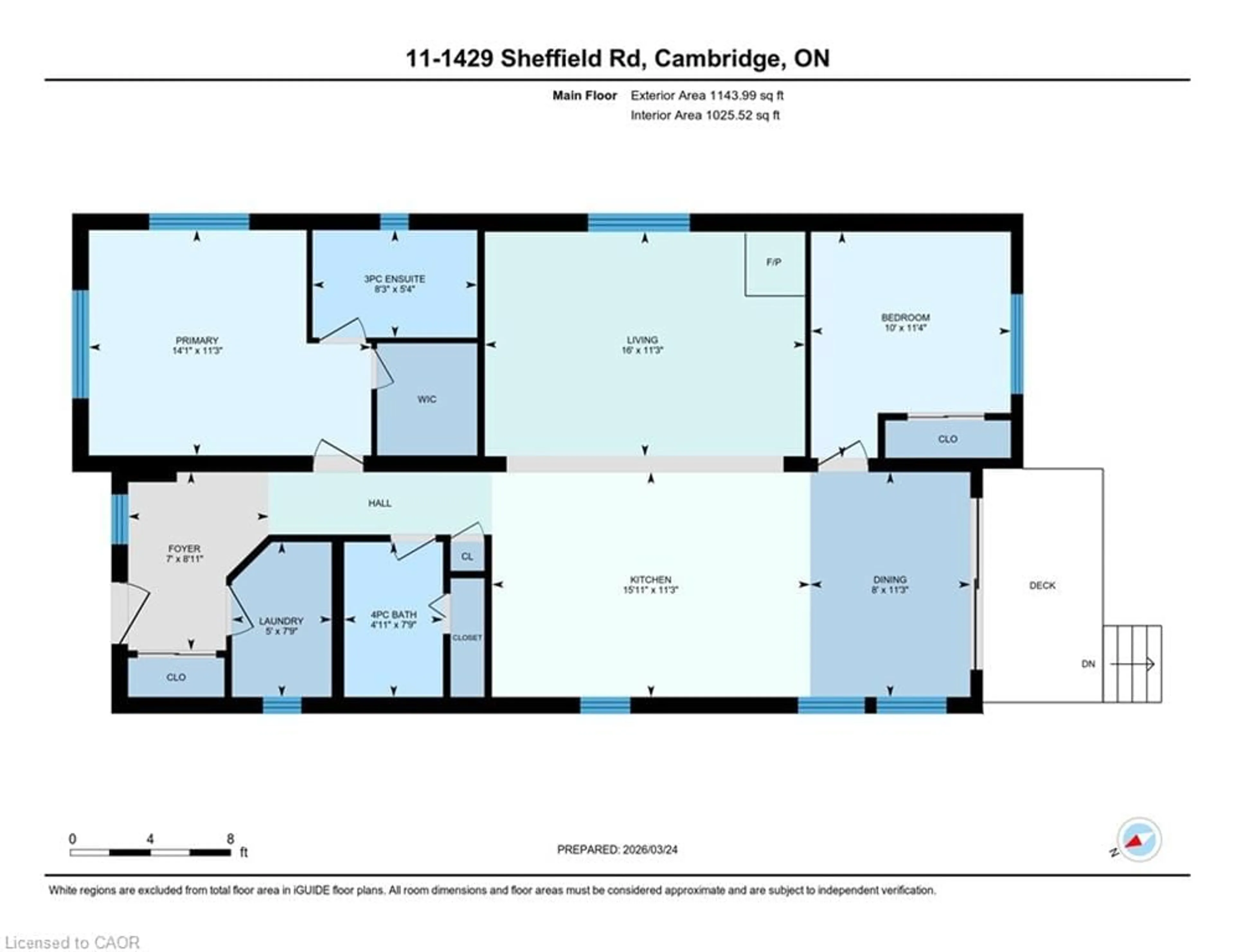 Floor plan for 1429 Sheffield Rd #11, Hamilton Ontario N1R 8B2