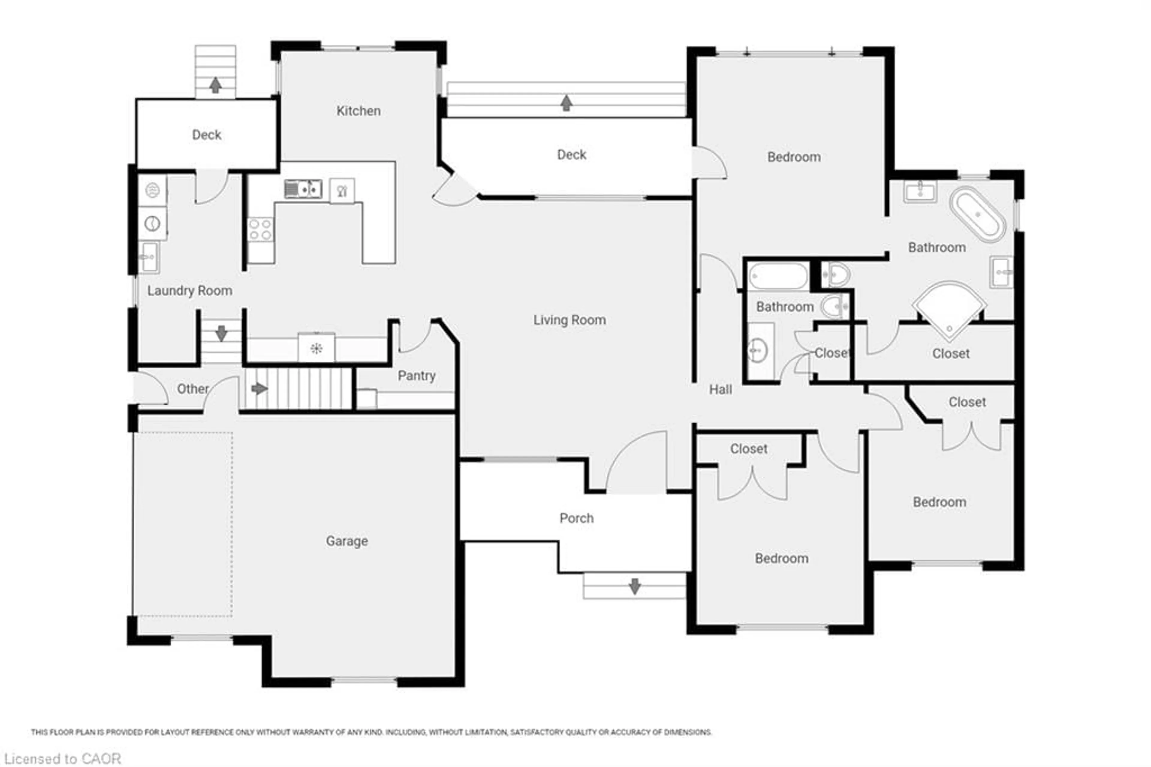 Floor plan for 538 Glen Morris Rd, Glen Morris Ontario N0B 1W0