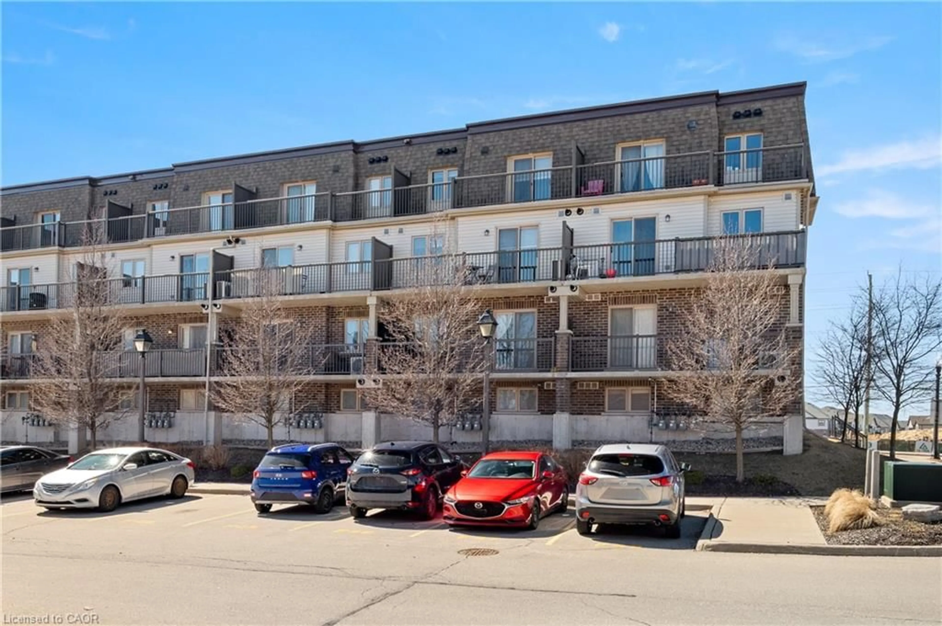 A pic from outside/outdoor area/front of a property/back of a property/a pic from drone, unknown for 1684 Fischer Hallman Rd #D, Kitchener Ontario N2R 0H6