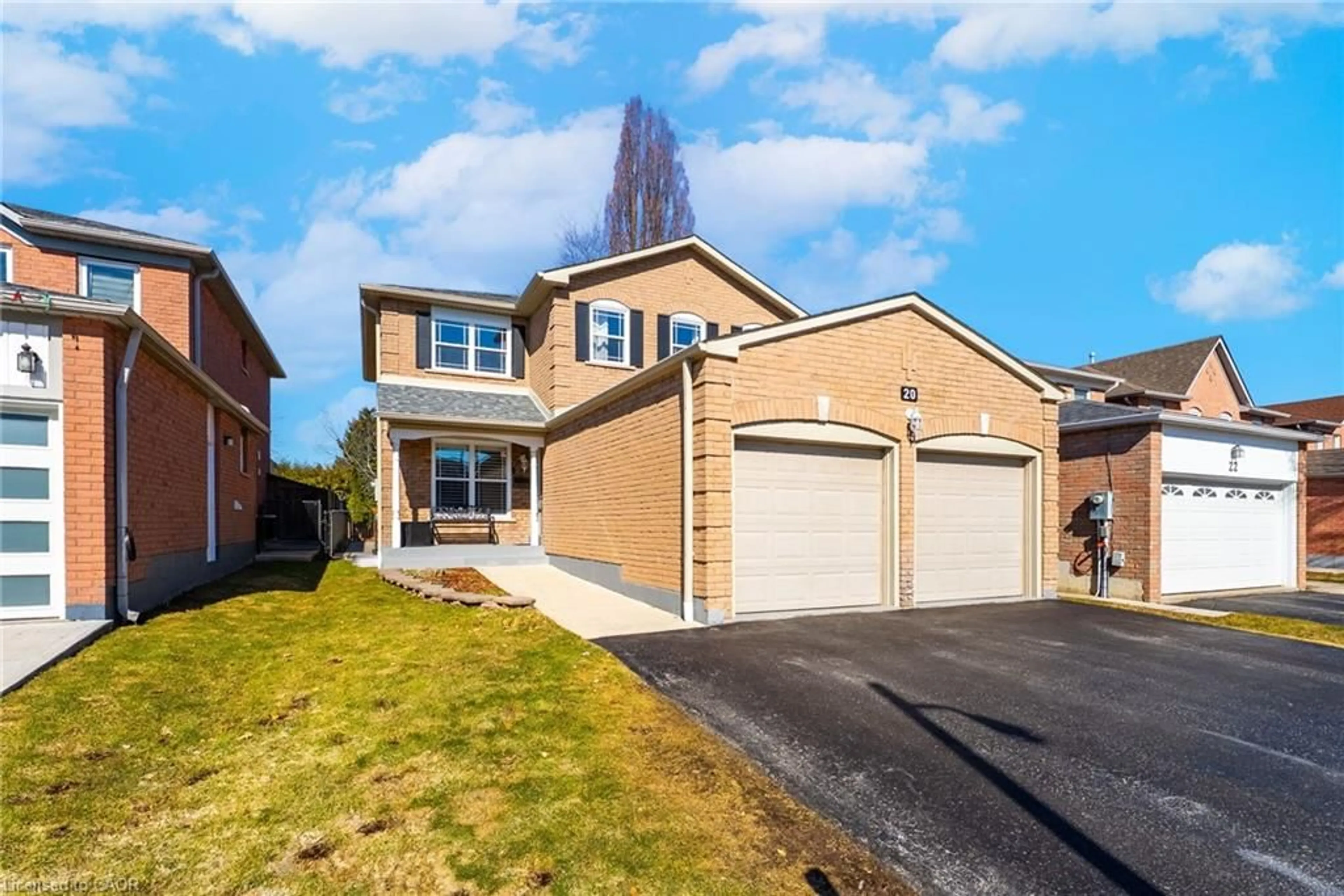 Home with brick exterior material, street for 20 Jeremy Pl, Brampton Ontario L6S 5K6