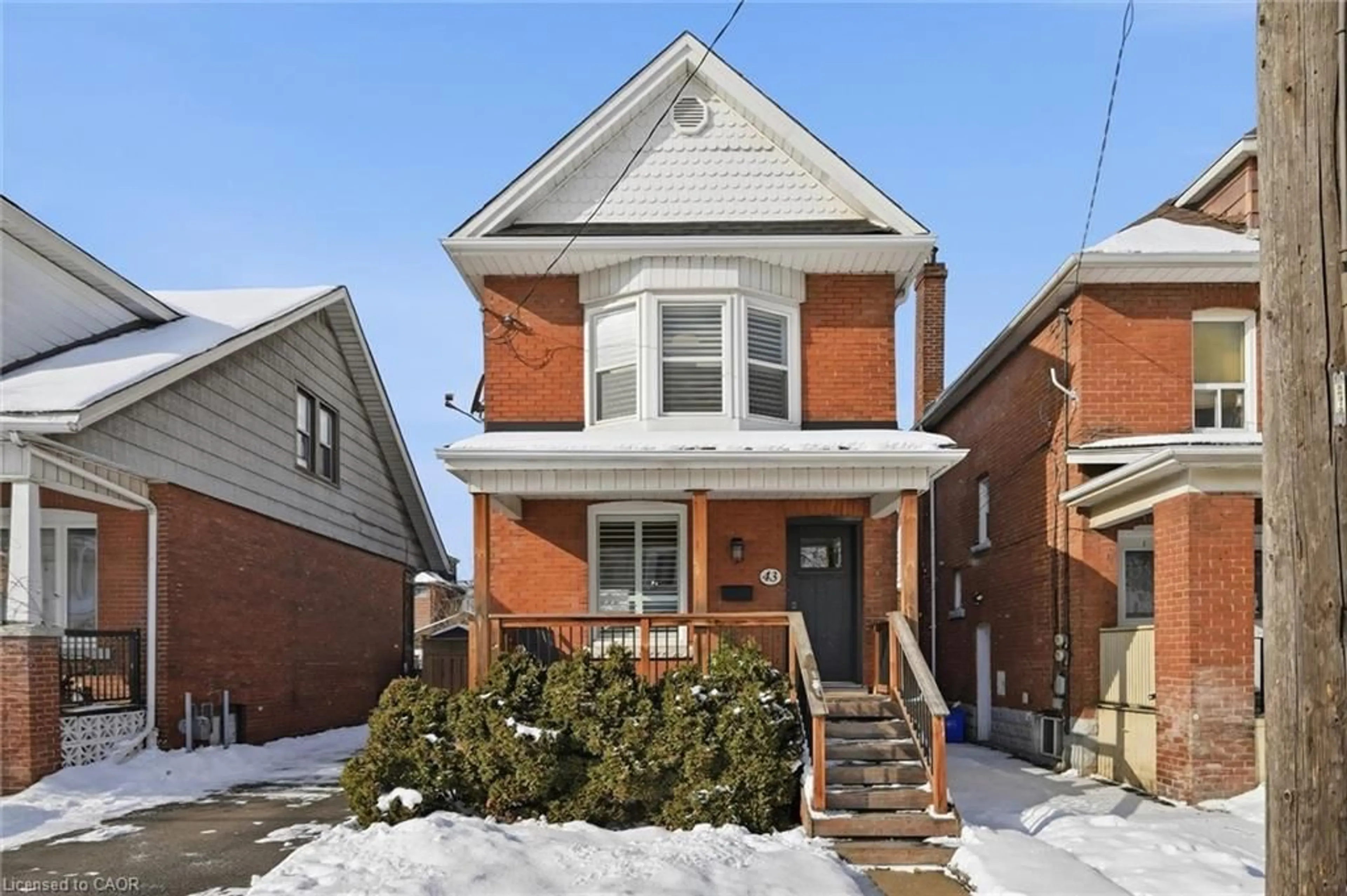 Home with brick exterior material, street for 43 Belview Ave, Hamilton Ontario L8L 7K7