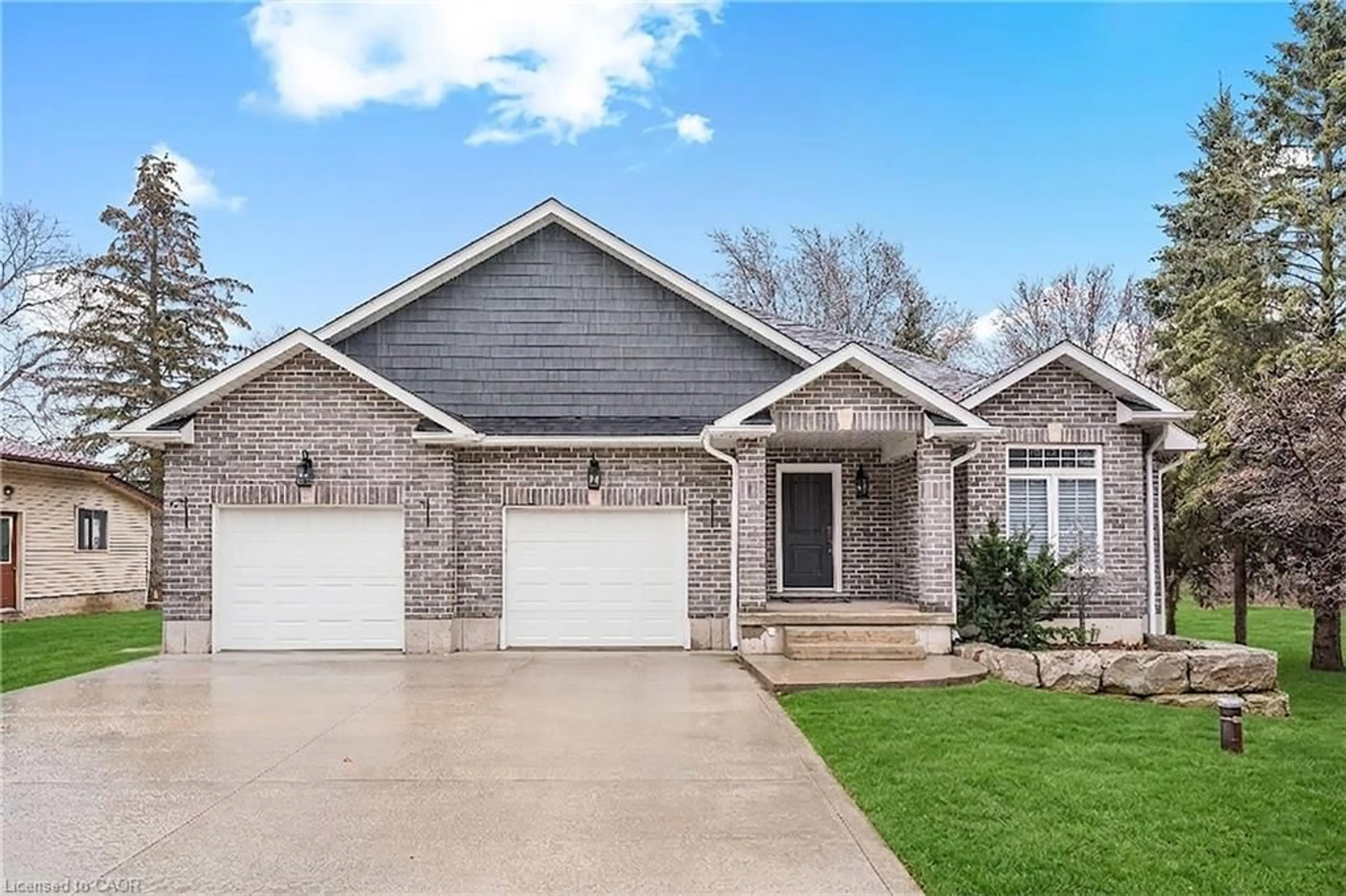 Home with brick exterior material, street for 7471 Marden Rd, Guelph Ontario N1H 6J2