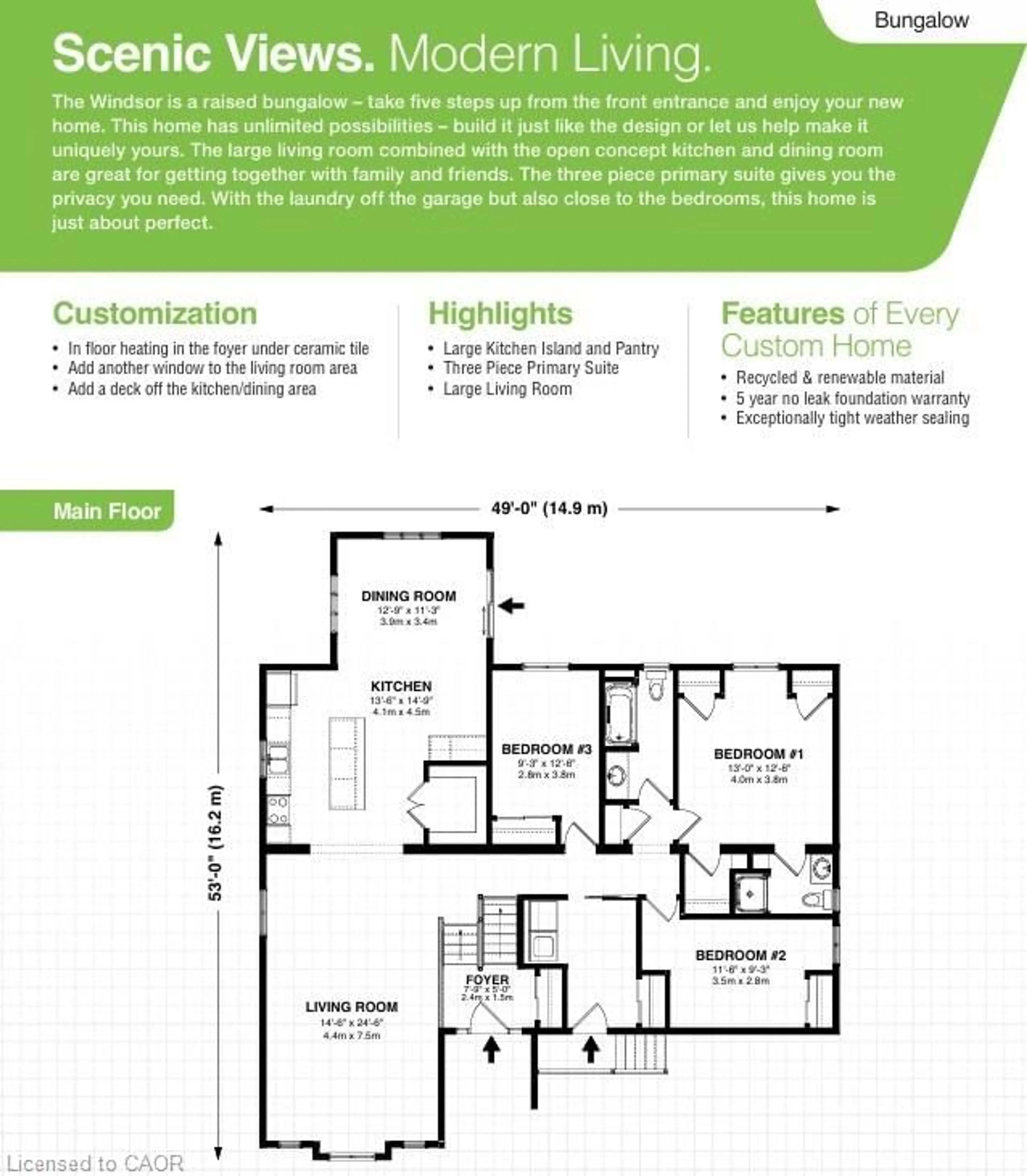 Floor plan for 3007 Dundas St, Burlington Ontario L7R 3X4