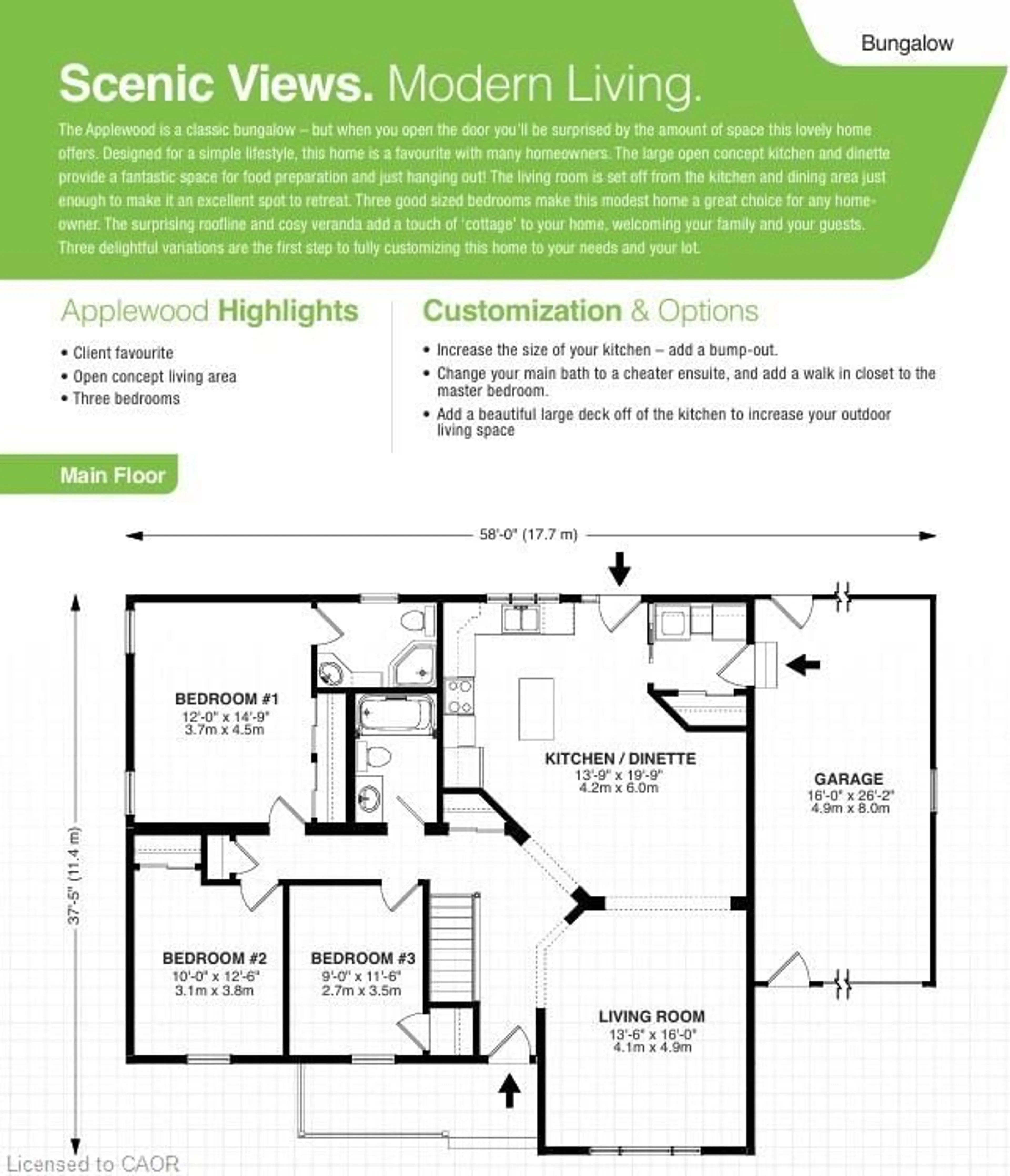 Floor plan for 3007 Dundas St, Burlington Ontario L7R 3X4