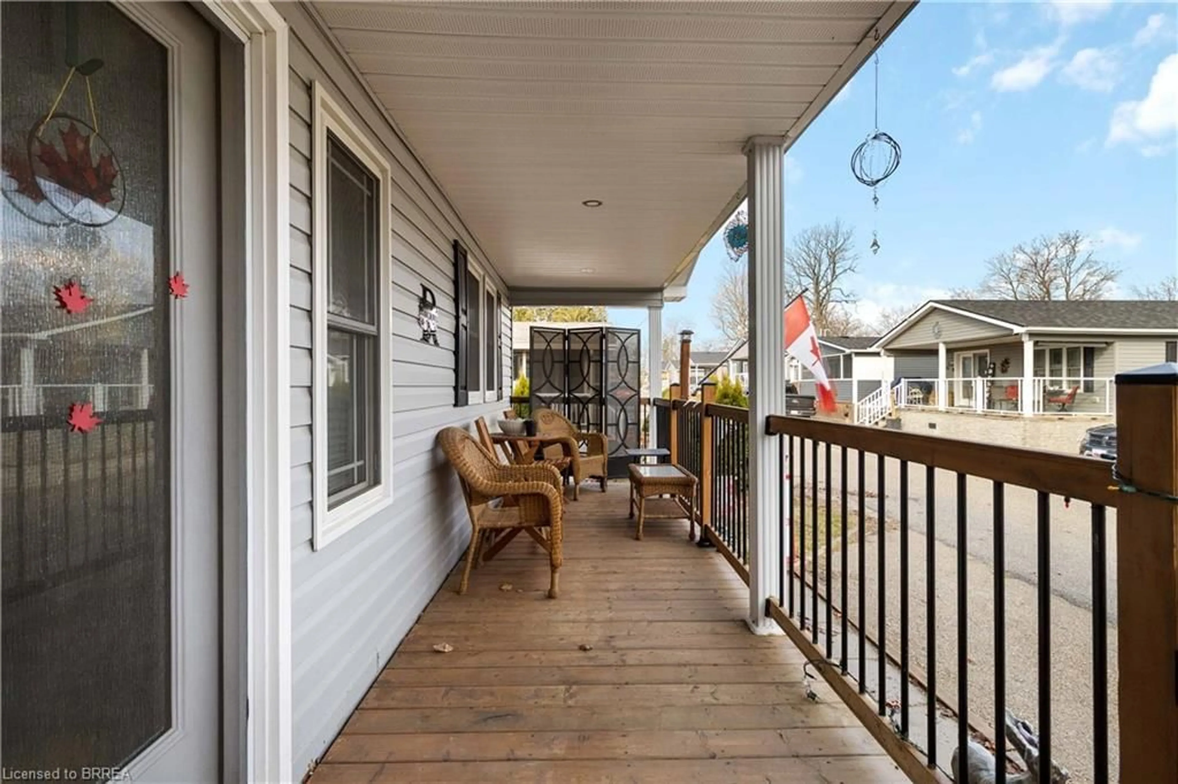 Patio, street for 296 West Quarter Townline Rd #11, Harley Ontario N0E 1E0