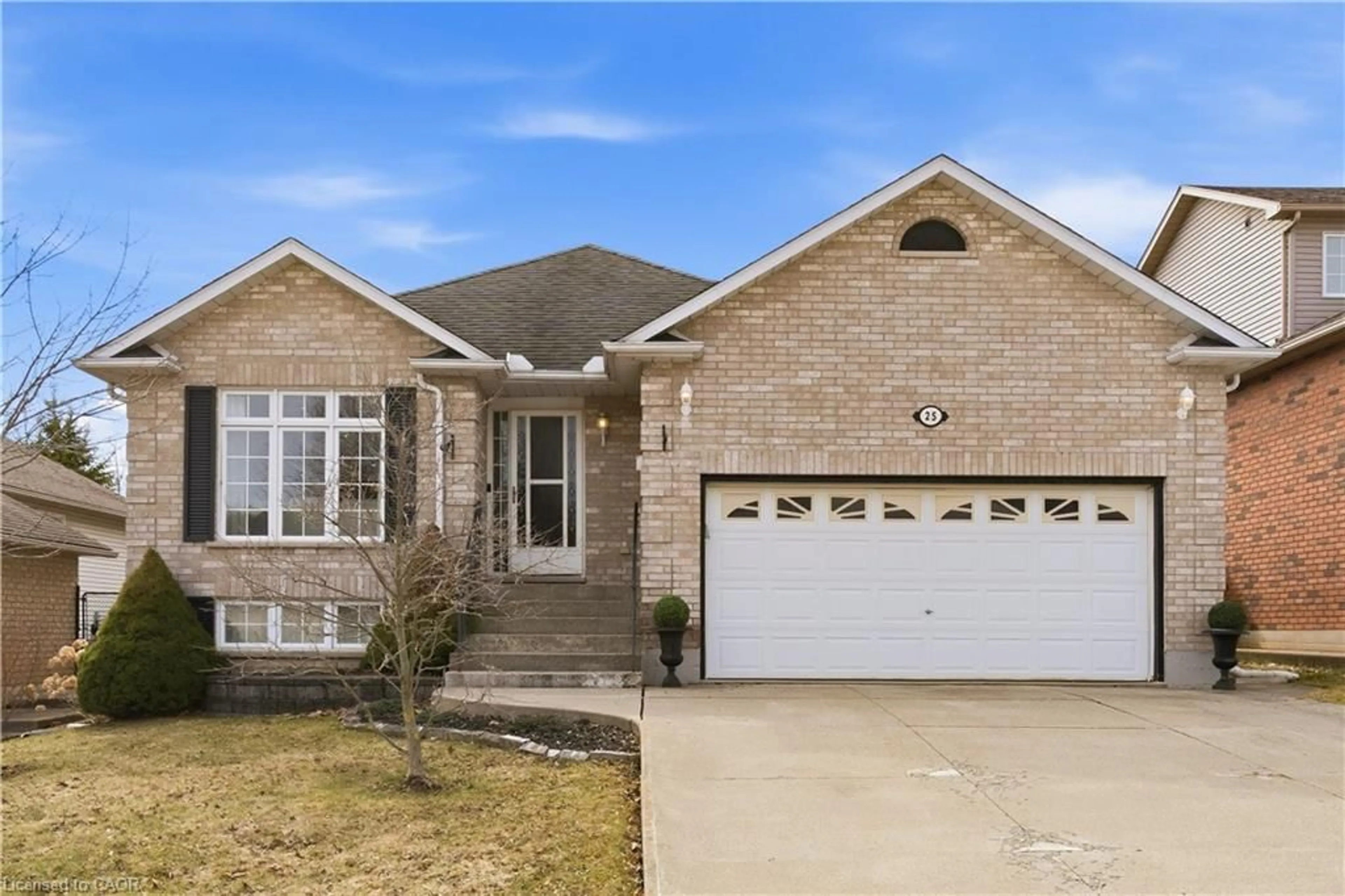 Home with brick exterior material, street for 25 Linington Trail, Dundas Ontario L9H 7A3