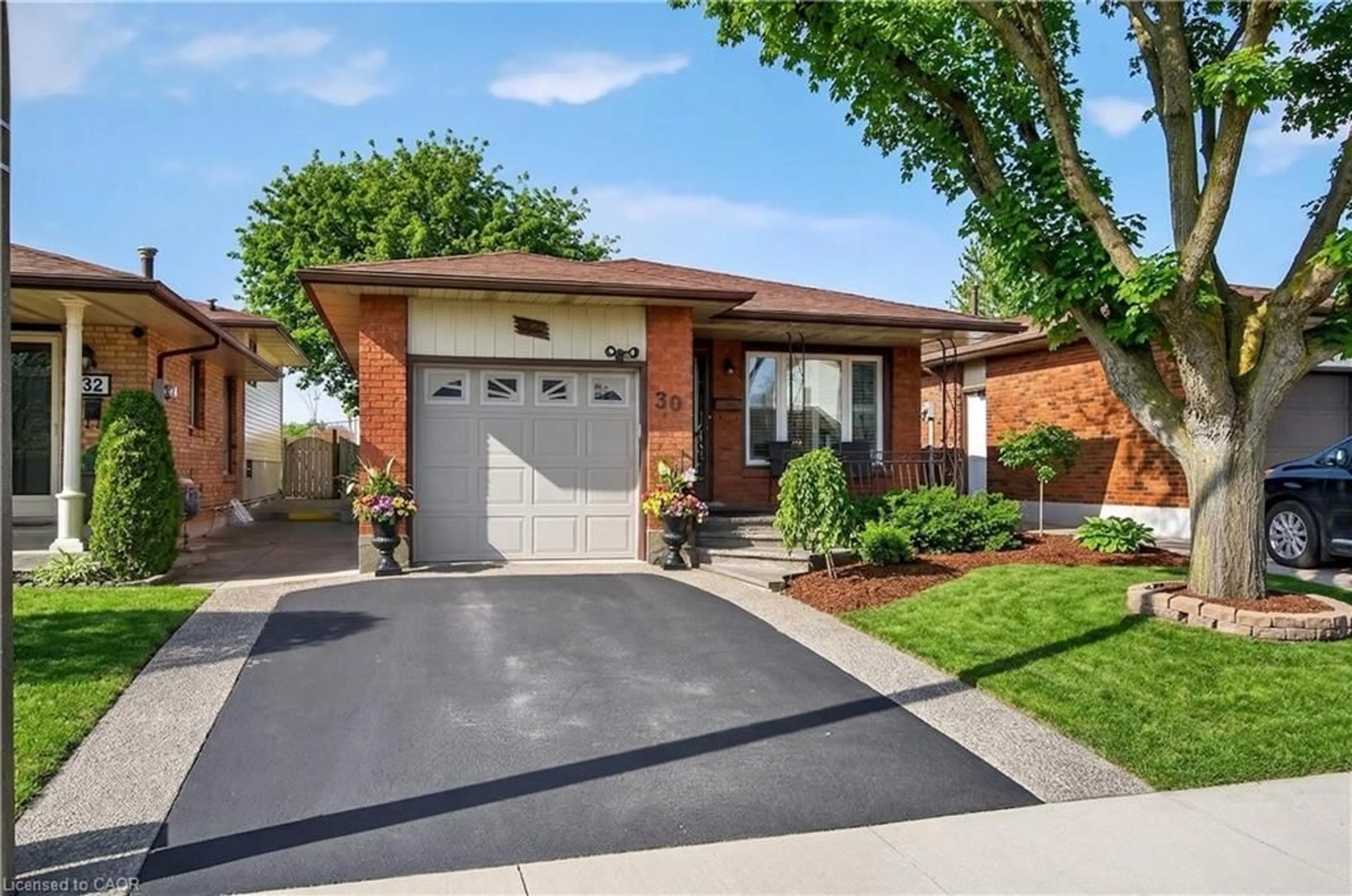 Home with brick exterior material, street for 30 Basin Cres, Hamilton Ontario L8T 4W8