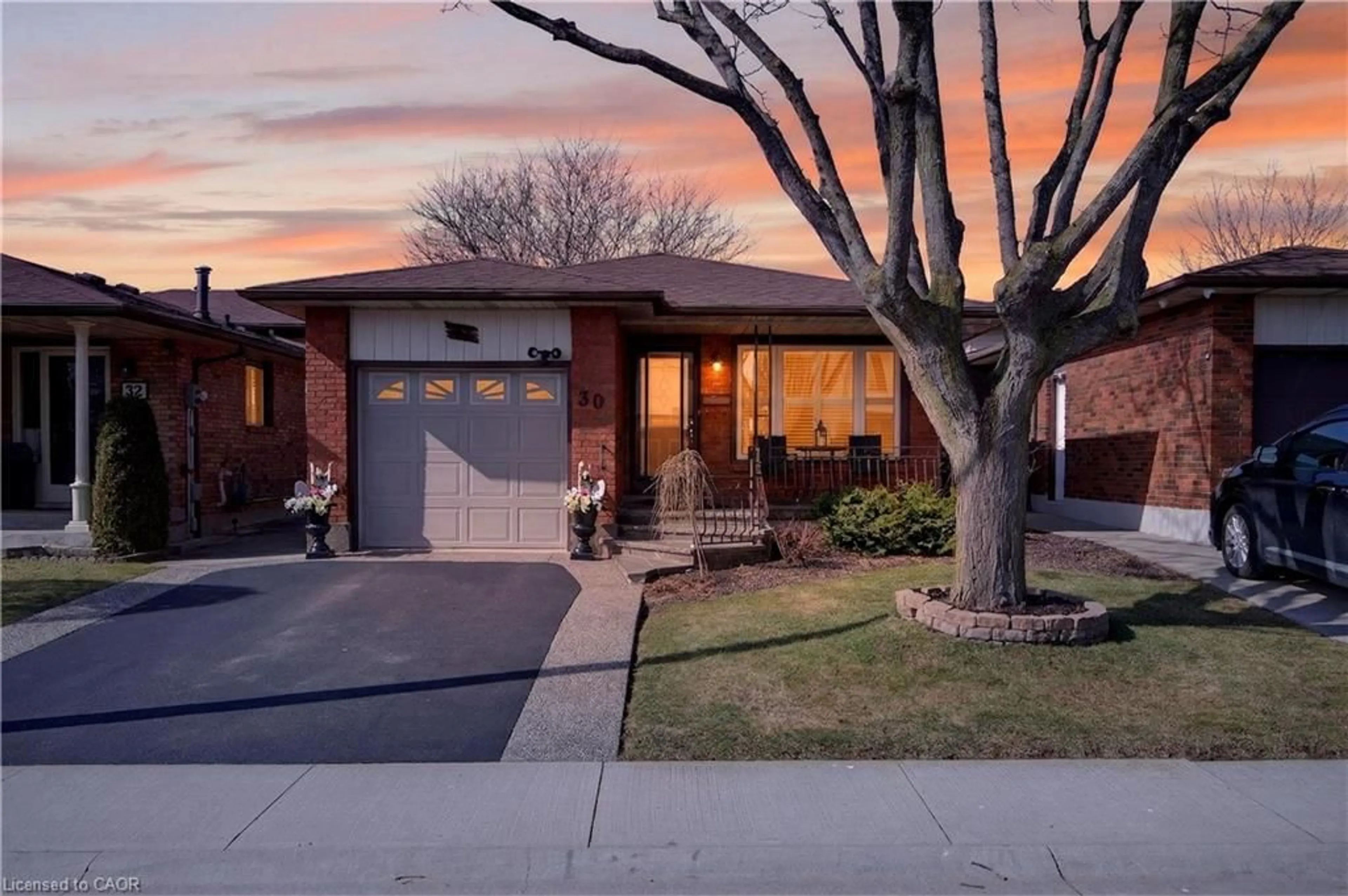 Home with brick exterior material, street for 30 Basin Cres, Hamilton Ontario L8T 4W8