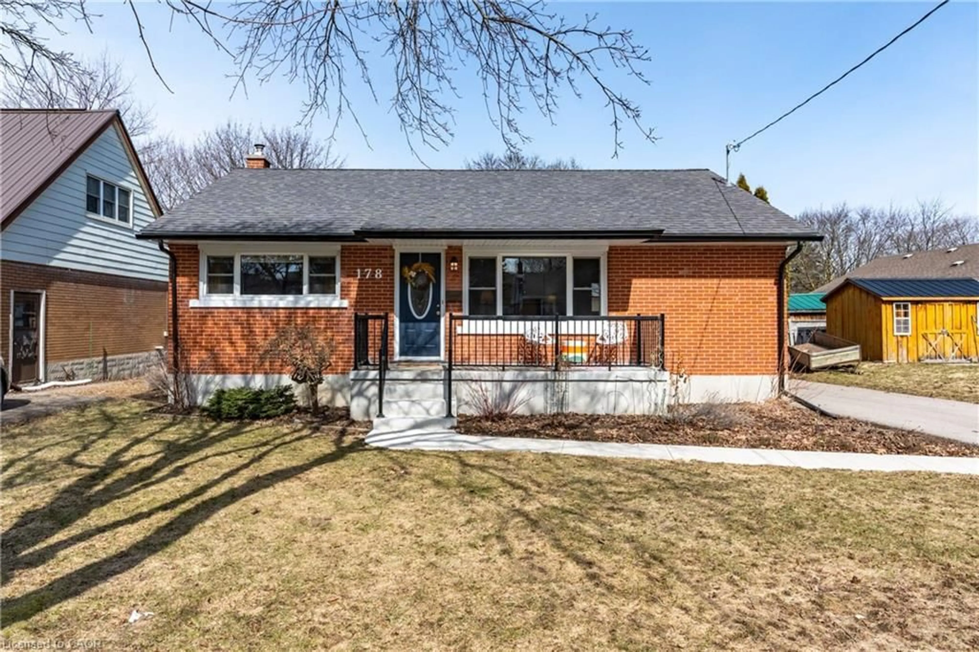 Home with brick exterior material, street for 178 Bristol St, Waterloo Ontario N2J 1H1