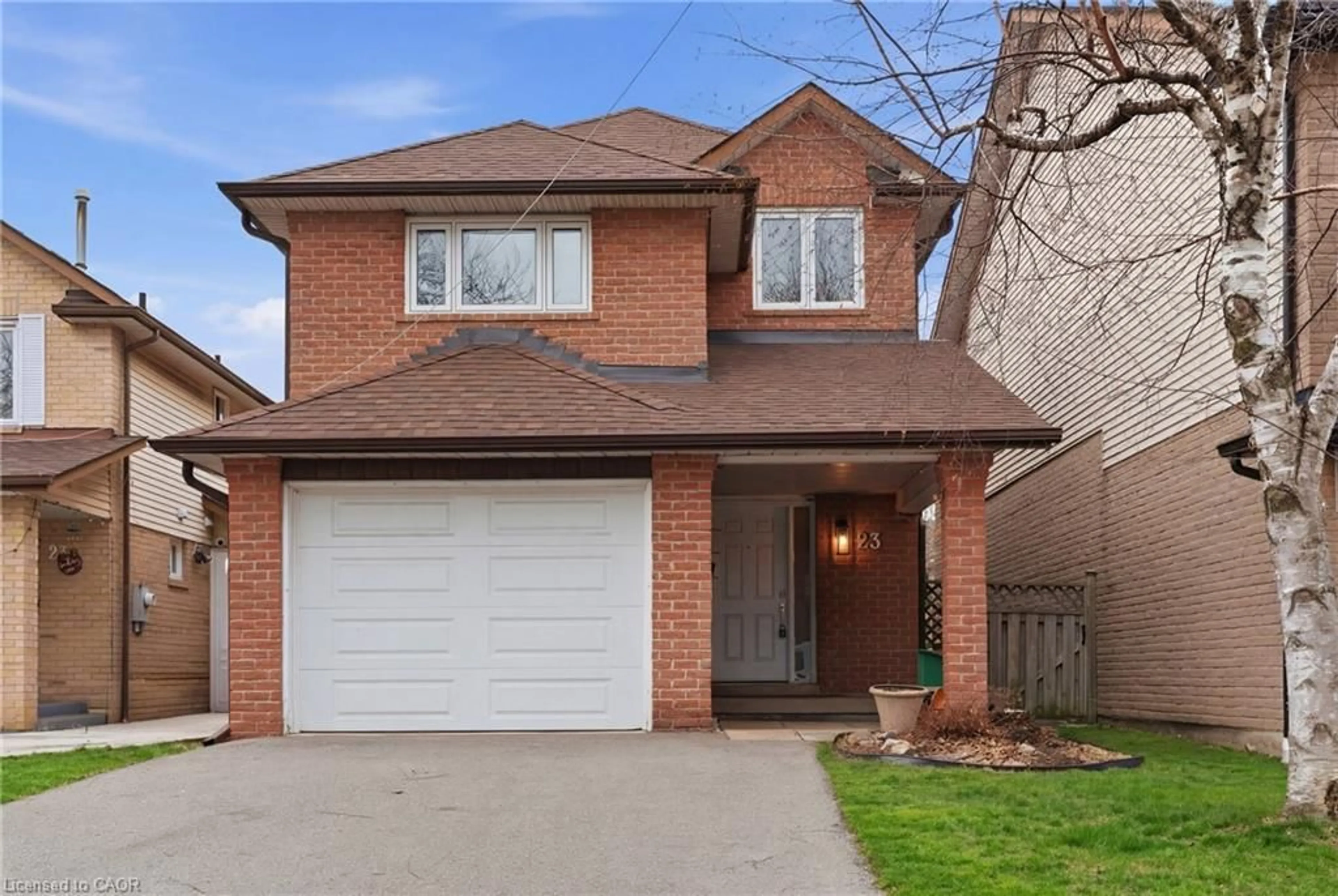 Home with brick exterior material, street for 23 Garden Ave, Brampton Ontario L6X 1M4