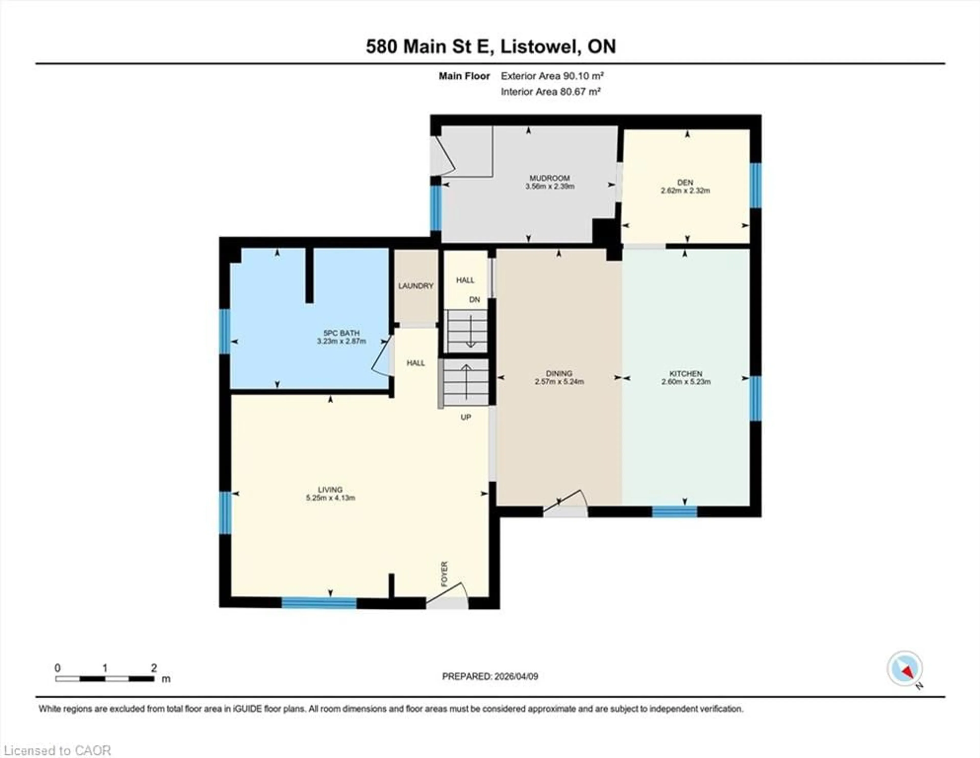 Floor plan for 580 Main St, Listowel Ontario N4W 2C6