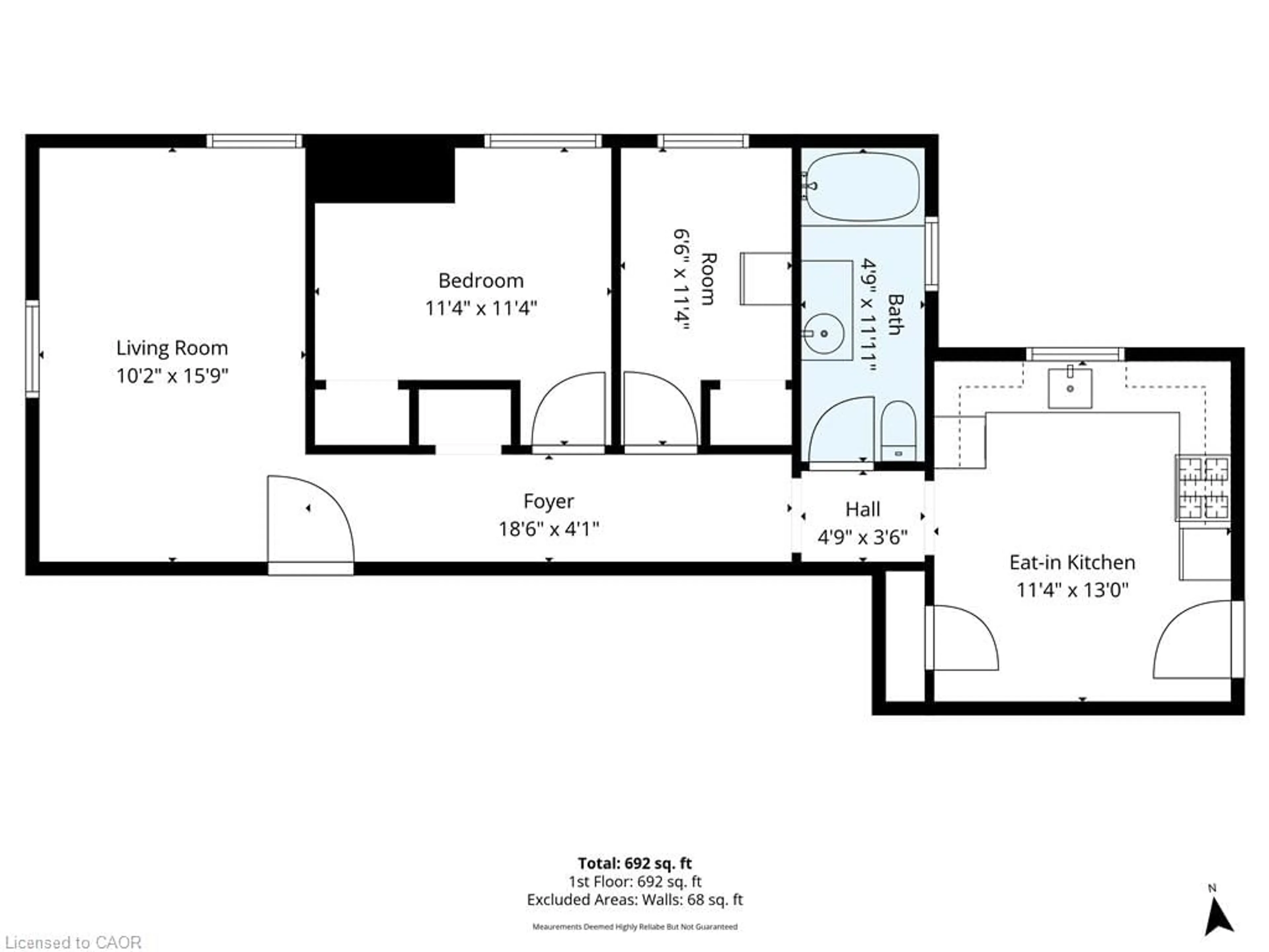 Floor plan for 132 Forsyth St, Sarnia Ontario N7T 3A7