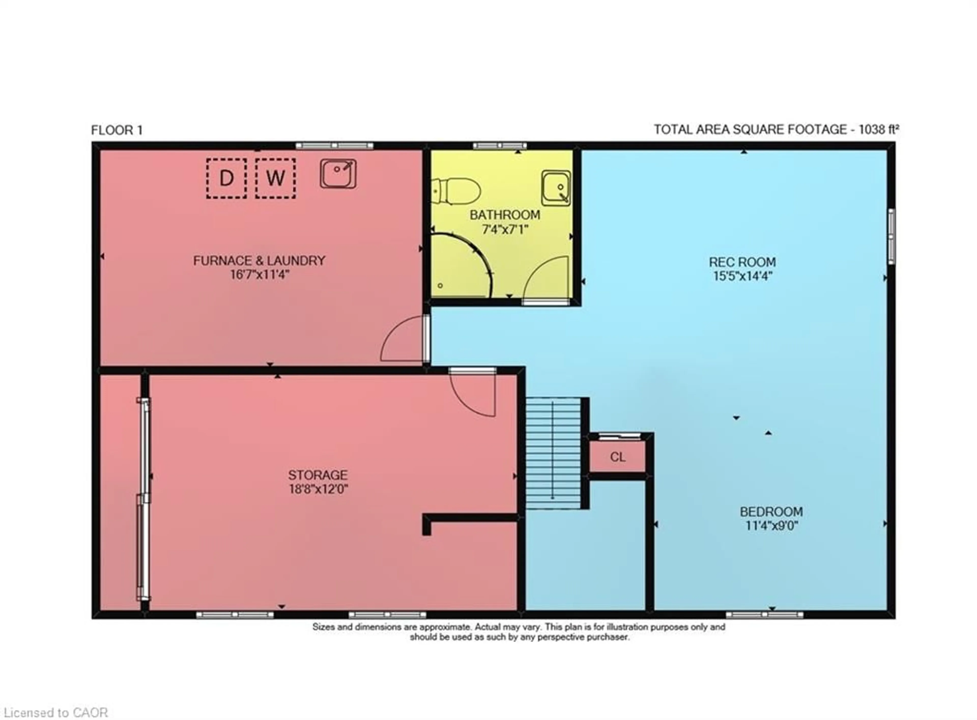 Floor plan for 1481 Norfolk County Road 19 E, Wilsonville Ontario N0E 1Z0